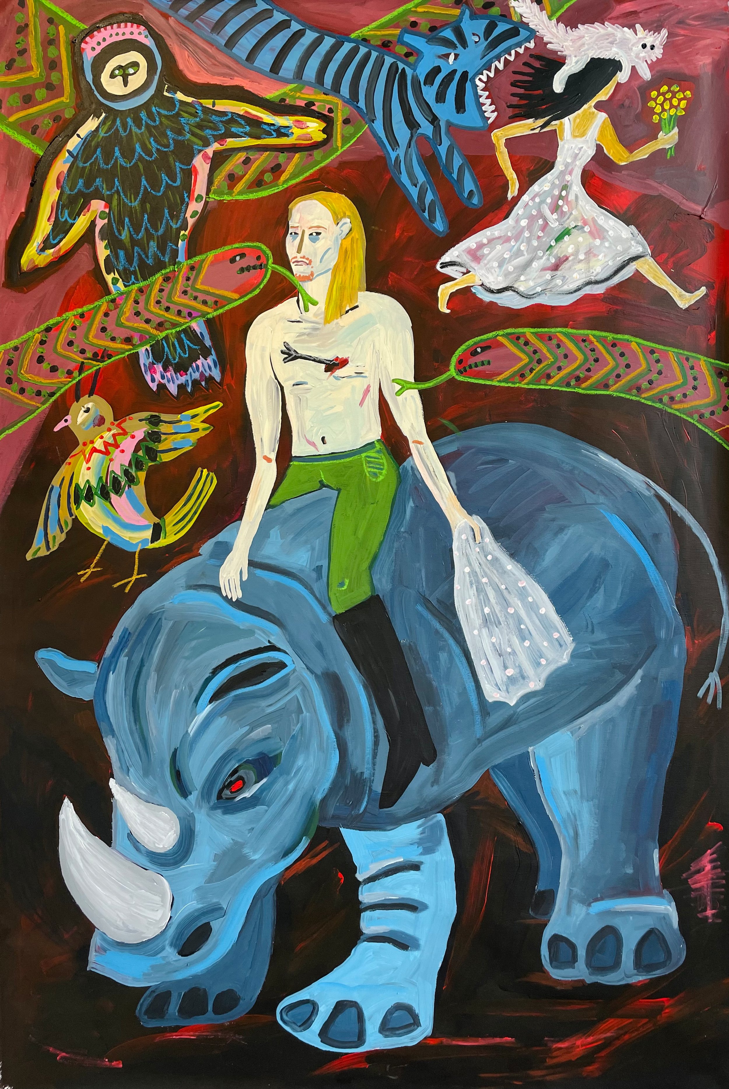 Escaped Bride_150x100cm,canv,acr.jpg