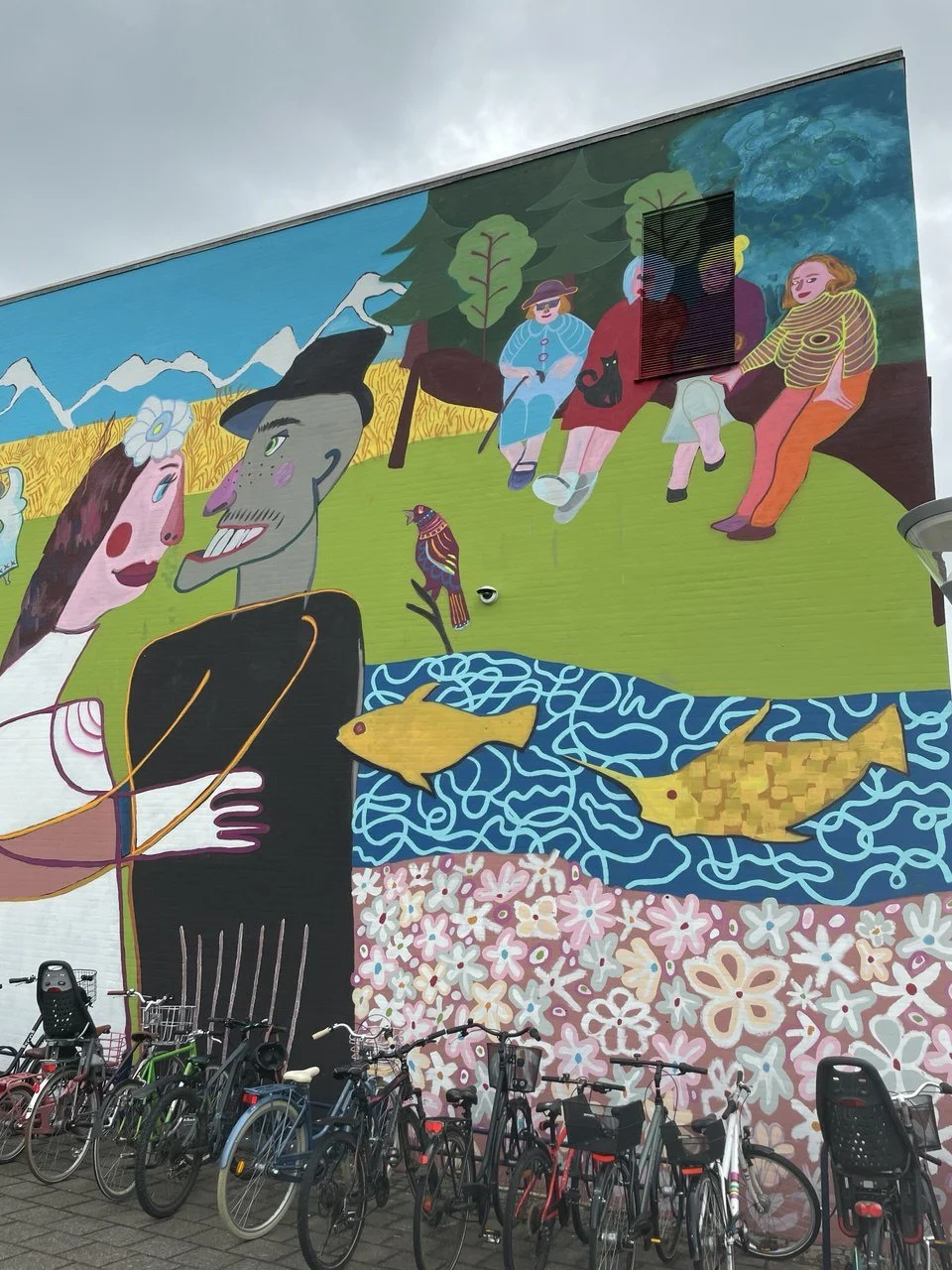 Fragment of the mural