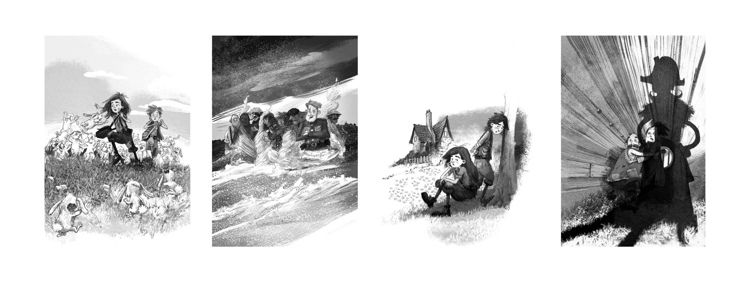 Some years ago I illustrated the stories of Leon Garfield, which naturally lend themselves to a gothic, intense approach, which was enormously enjoyable.