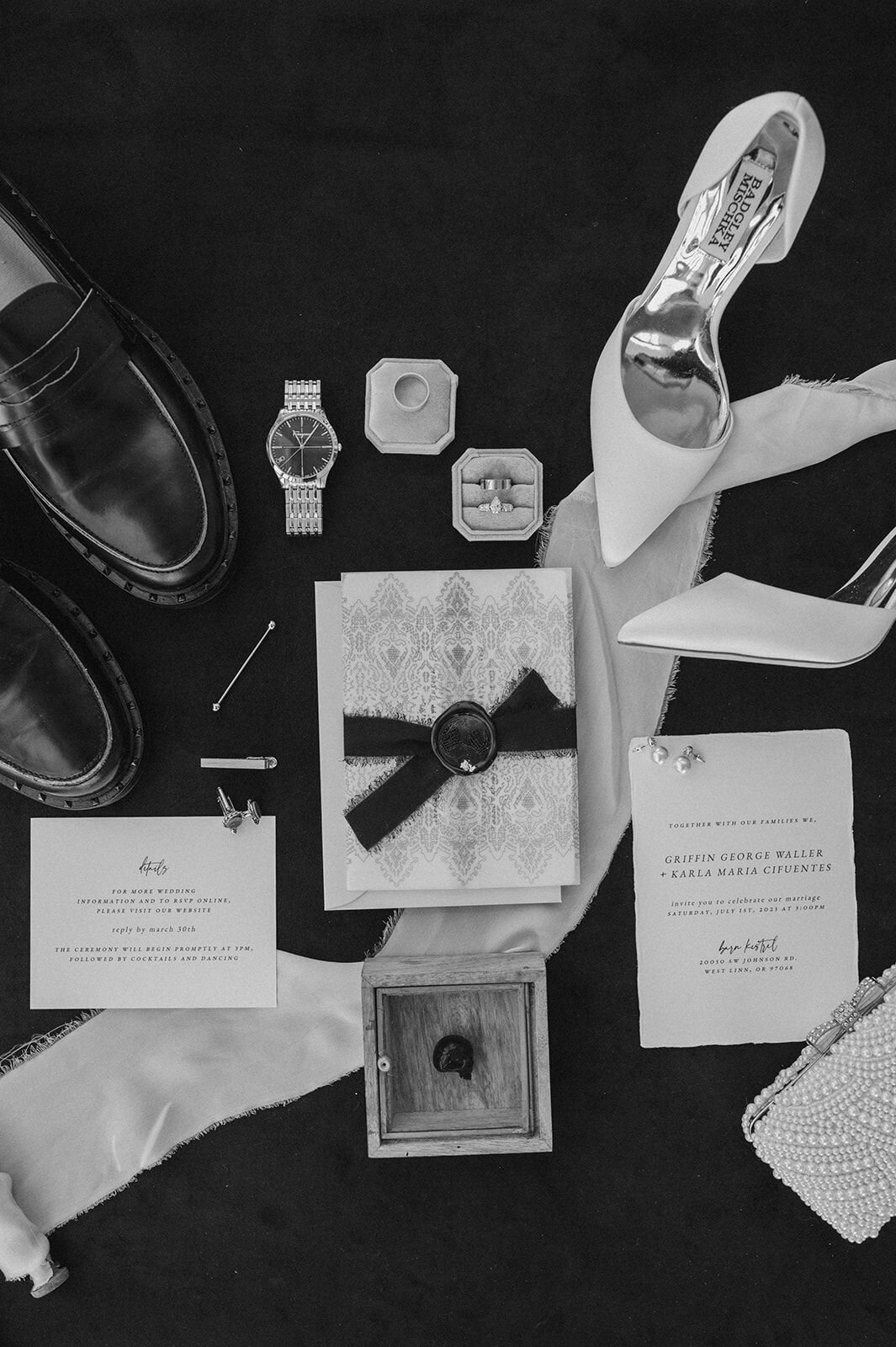 Karla &amp; Griffin had such fun details! Remember, you don't have to have a lot of details...but if you do, I will style the shit out of them!