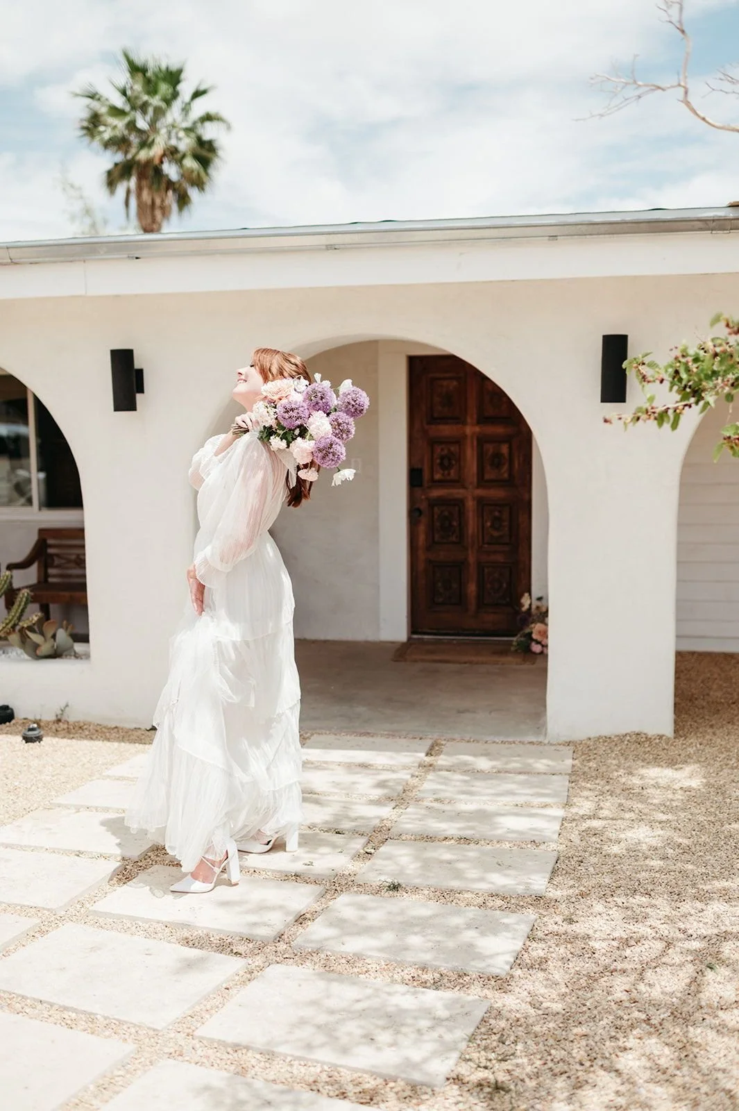 Bridals in the desert 🌴⁣
⁣
⁣
⁣
Palm springs bridals, palm springs elopement, bridal portraits