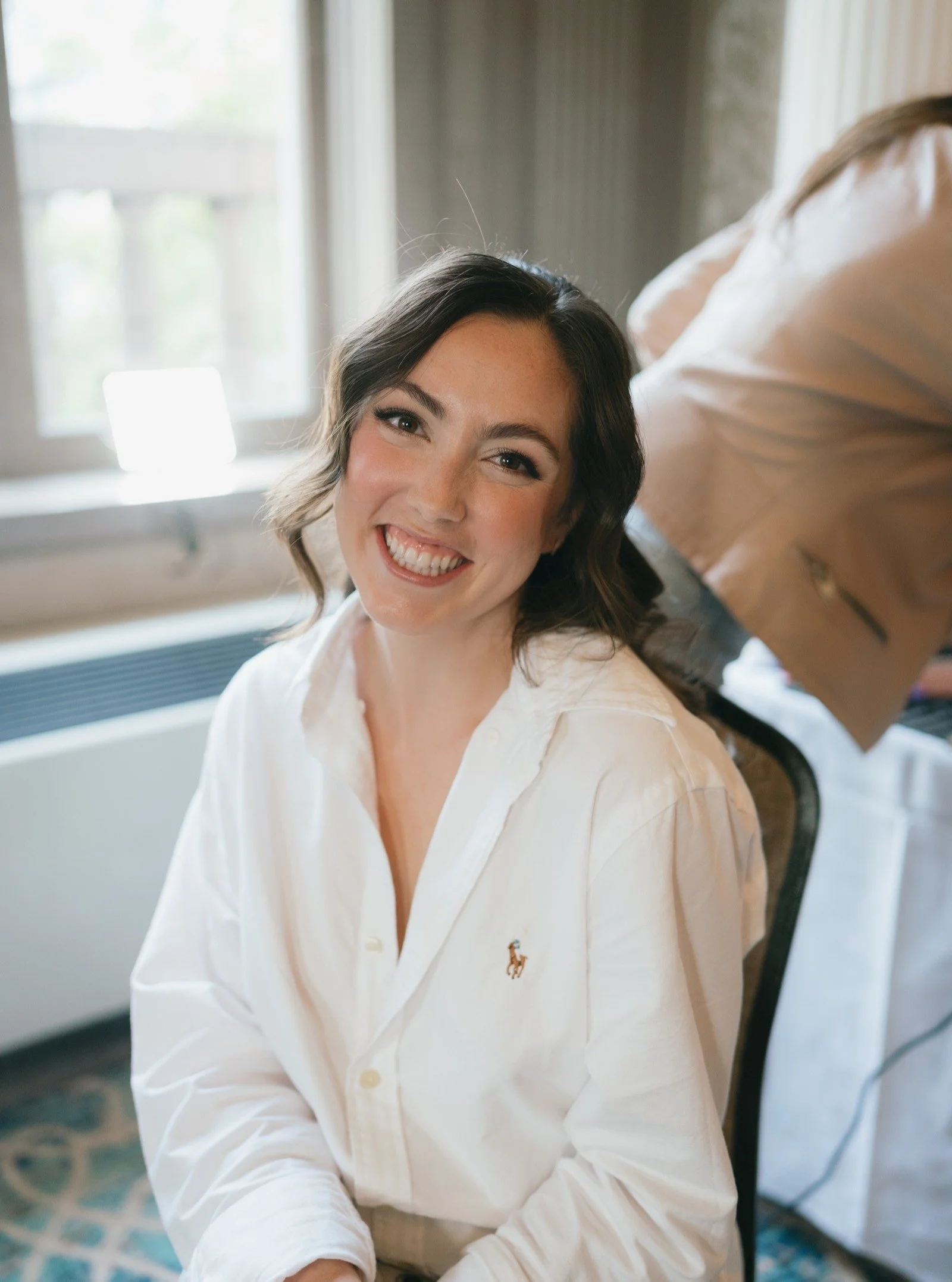 Natalie on her wedding day just radiated JOY! It was so much fun to watch her enjoy her wedding...like really enjoy it! 

I think a couple of things helped with this:
1. An amazing vendor team. When you have a good team, you can trust them to execute