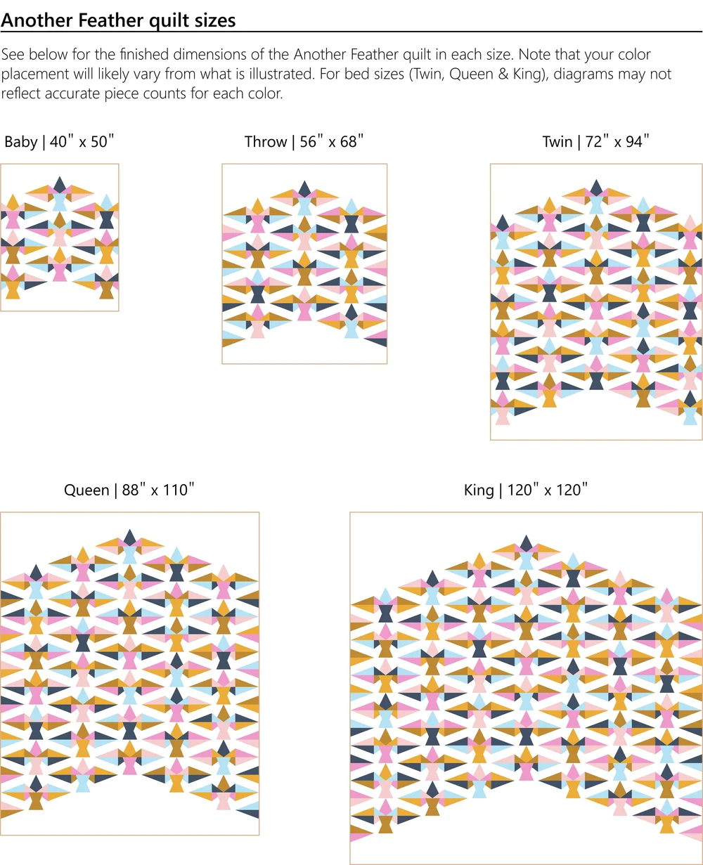 Another Feather Quilt Pattern (Download) — Eudaimonia Studio