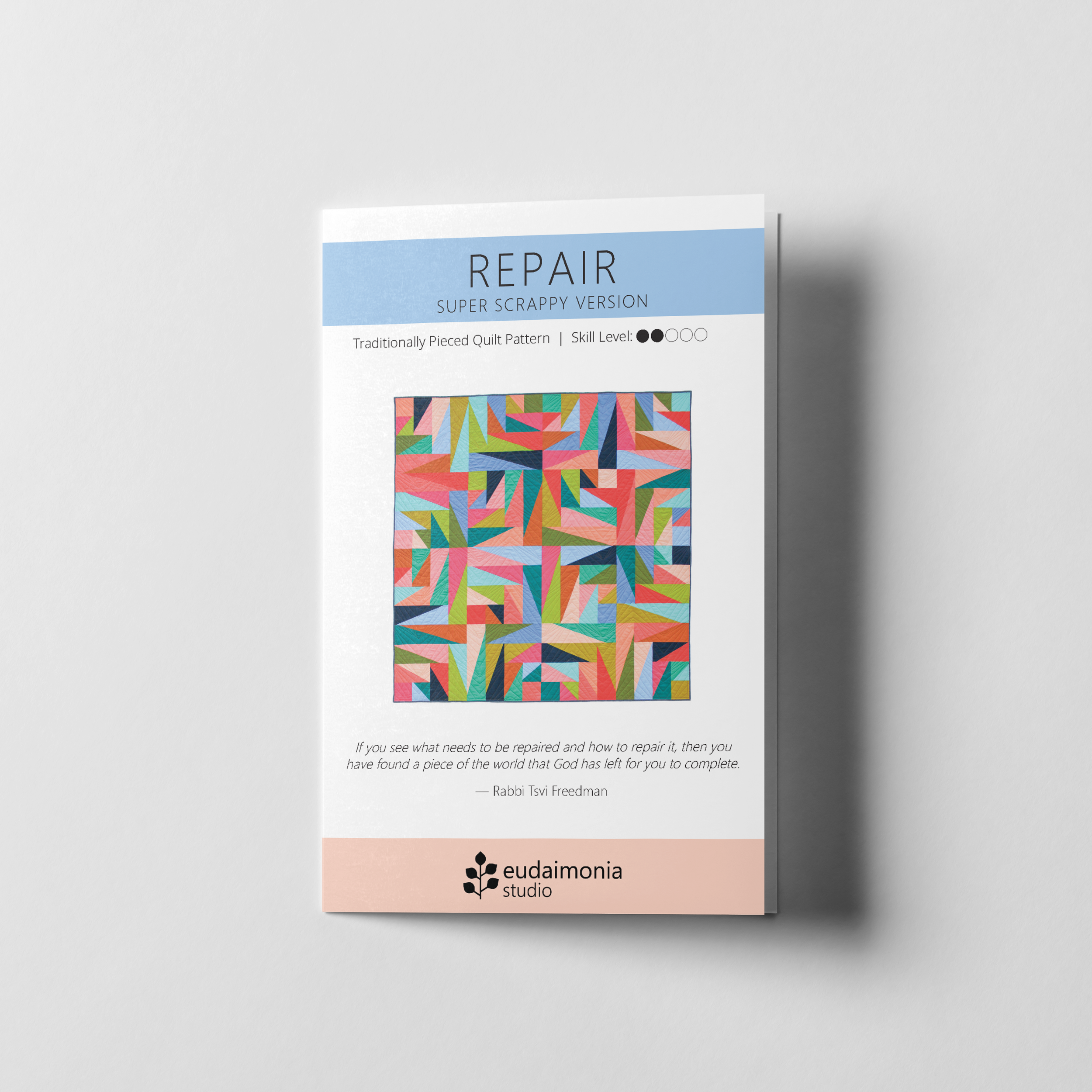 PRE-ORDER: Super Scrappy Repair Quilt Pattern (5-pack)