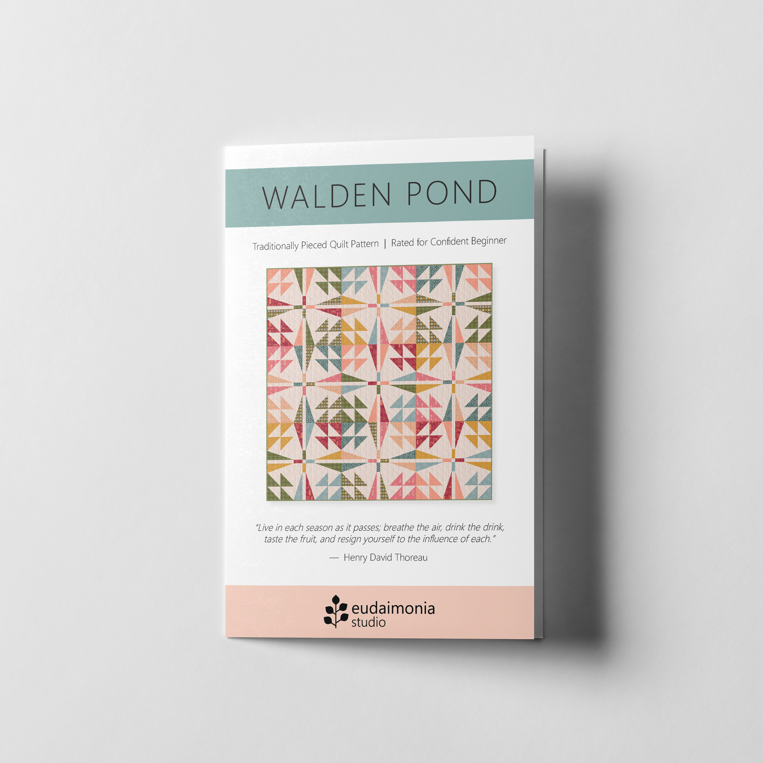 Walden Pond Quilt Pattern (5-pack)