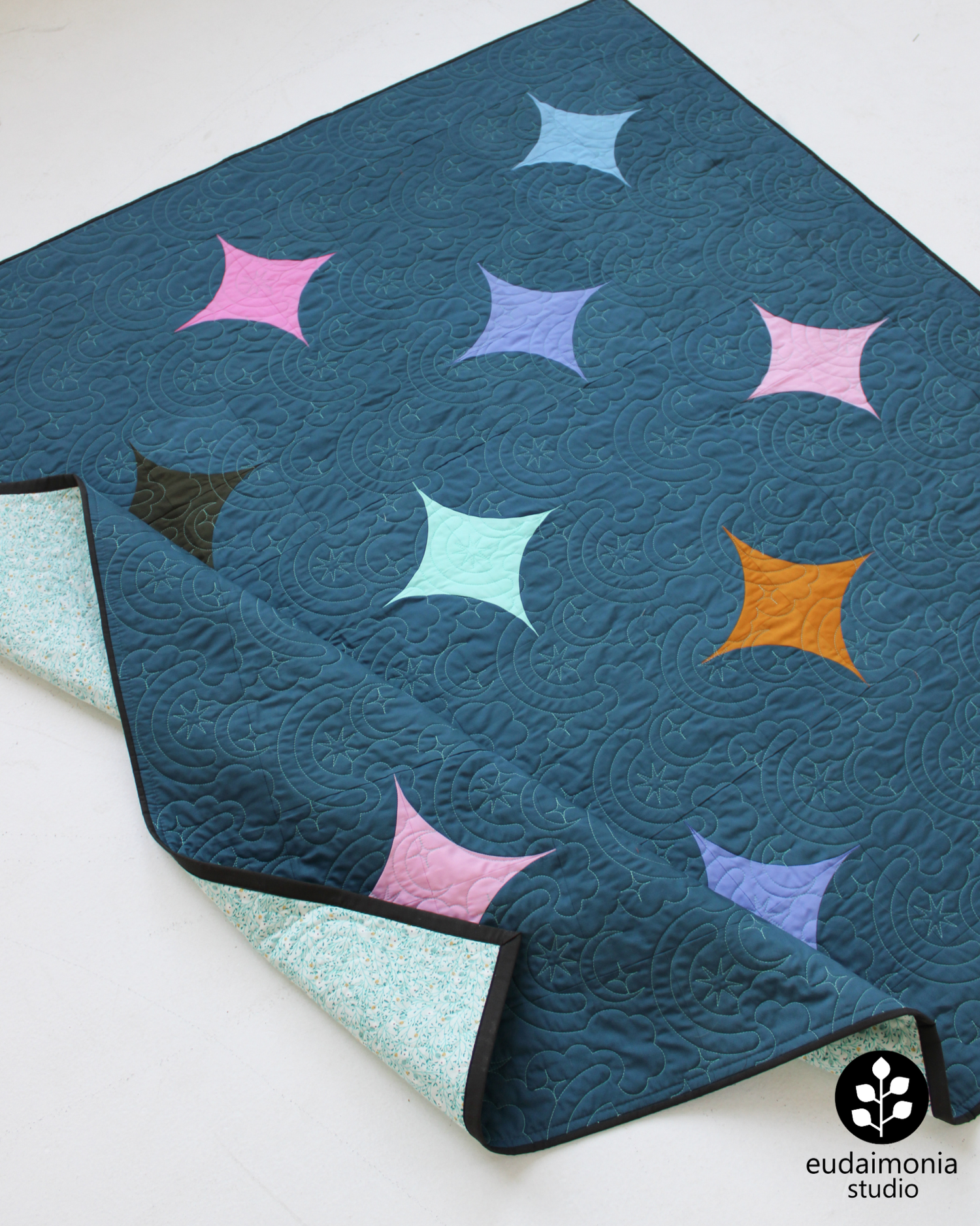 Wonderment Quilt - Night Sky Version — Eudaimonia Studio