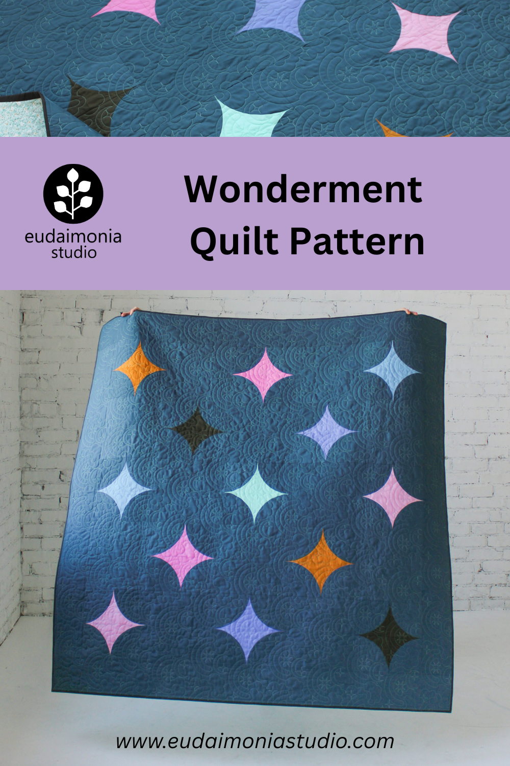 Wonderment Quilt - Night Sky Version — Eudaimonia Studio
