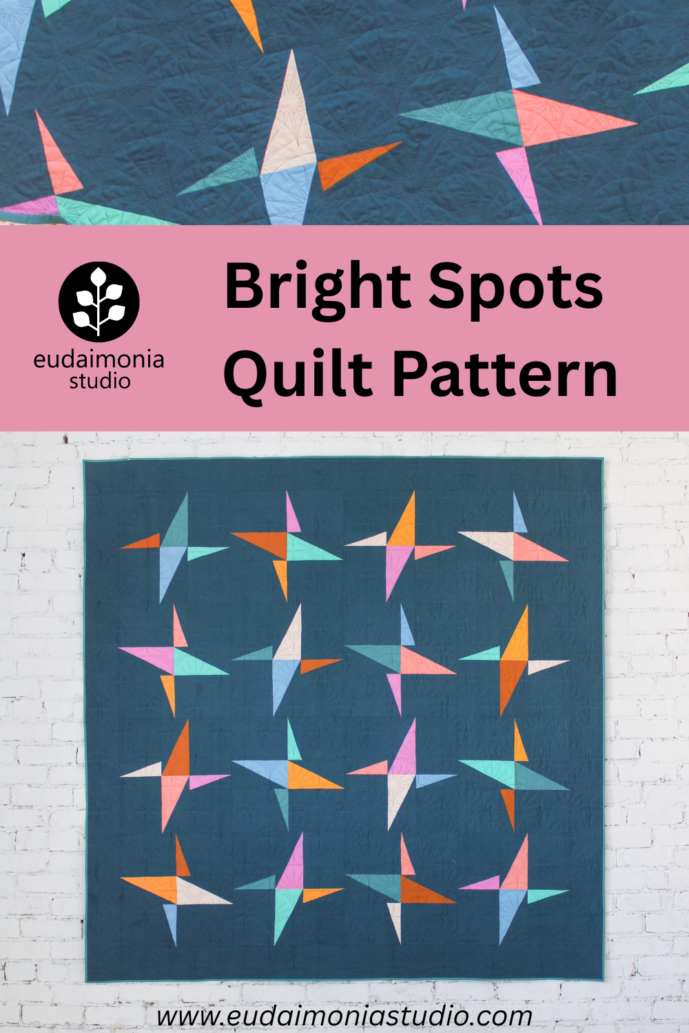 Bright Spots Quilt - Night Sparks Version — Eudaimonia Studio