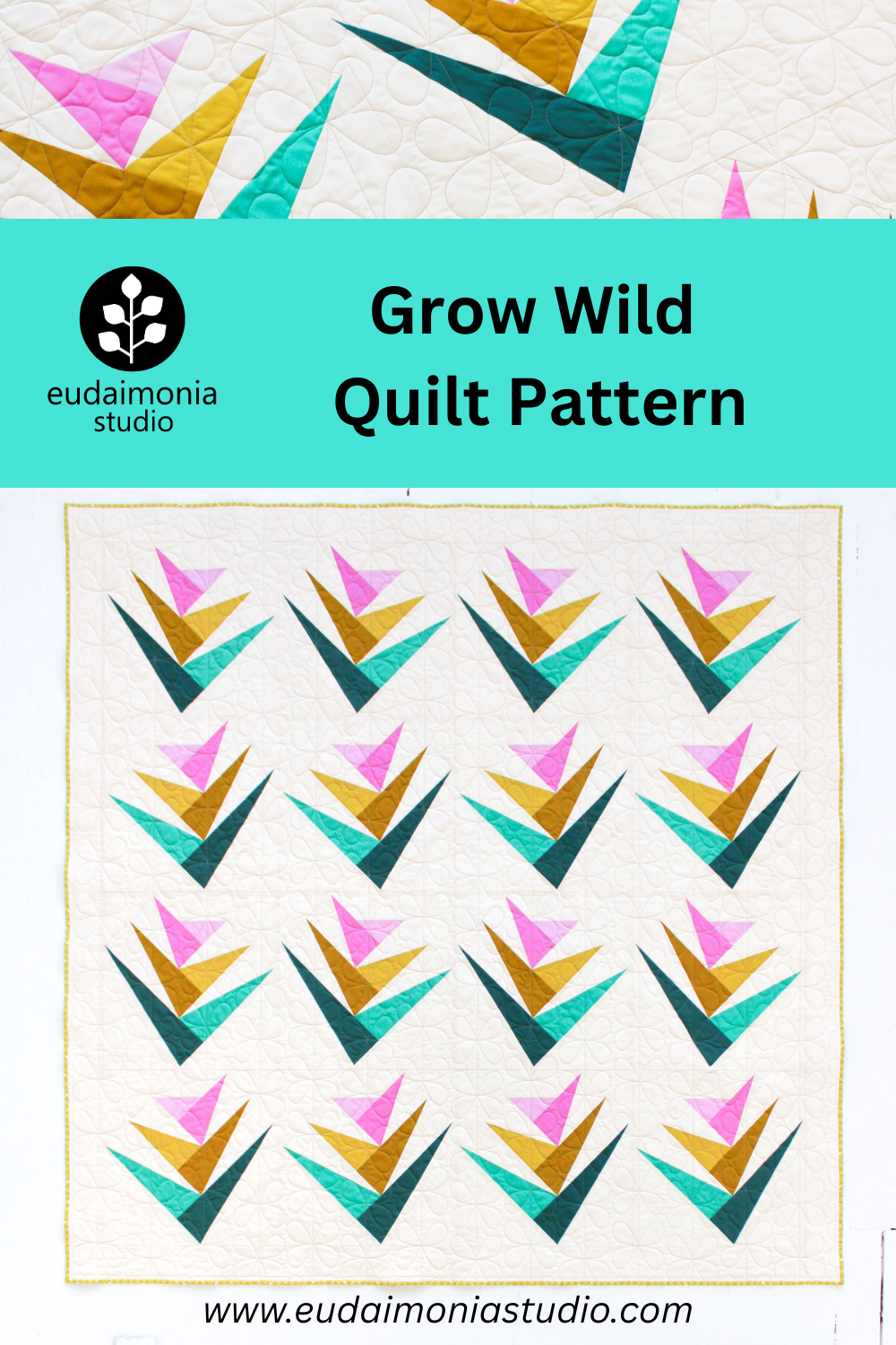 Grow Wild Quilt - Cultivated Version — Eudaimonia Studio