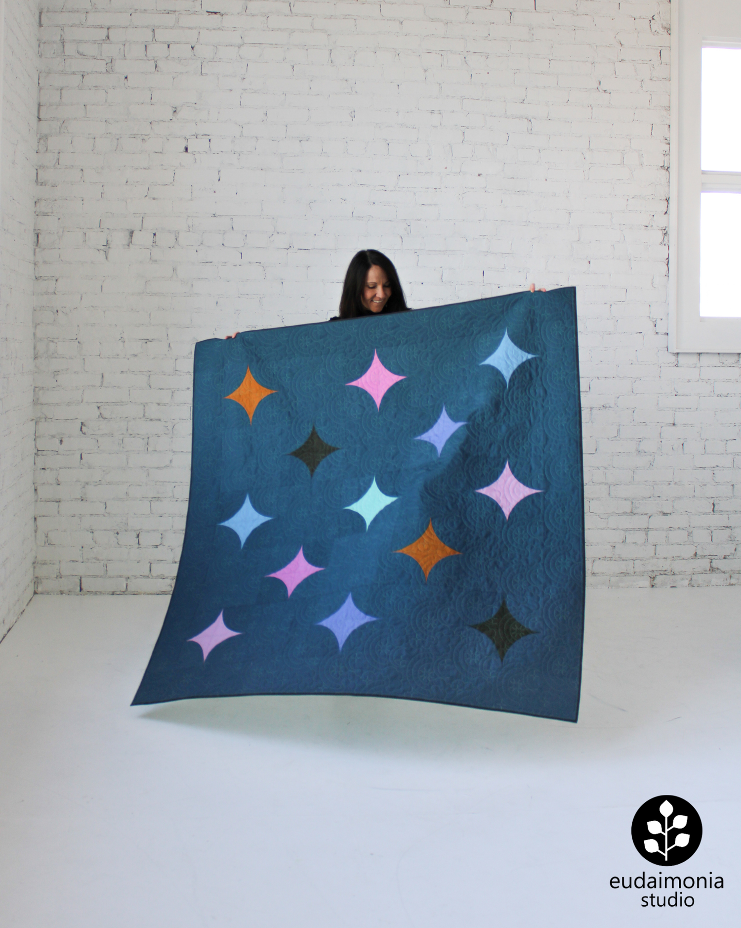 Wonderment Quilt - Night Sky Version — Eudaimonia Studio