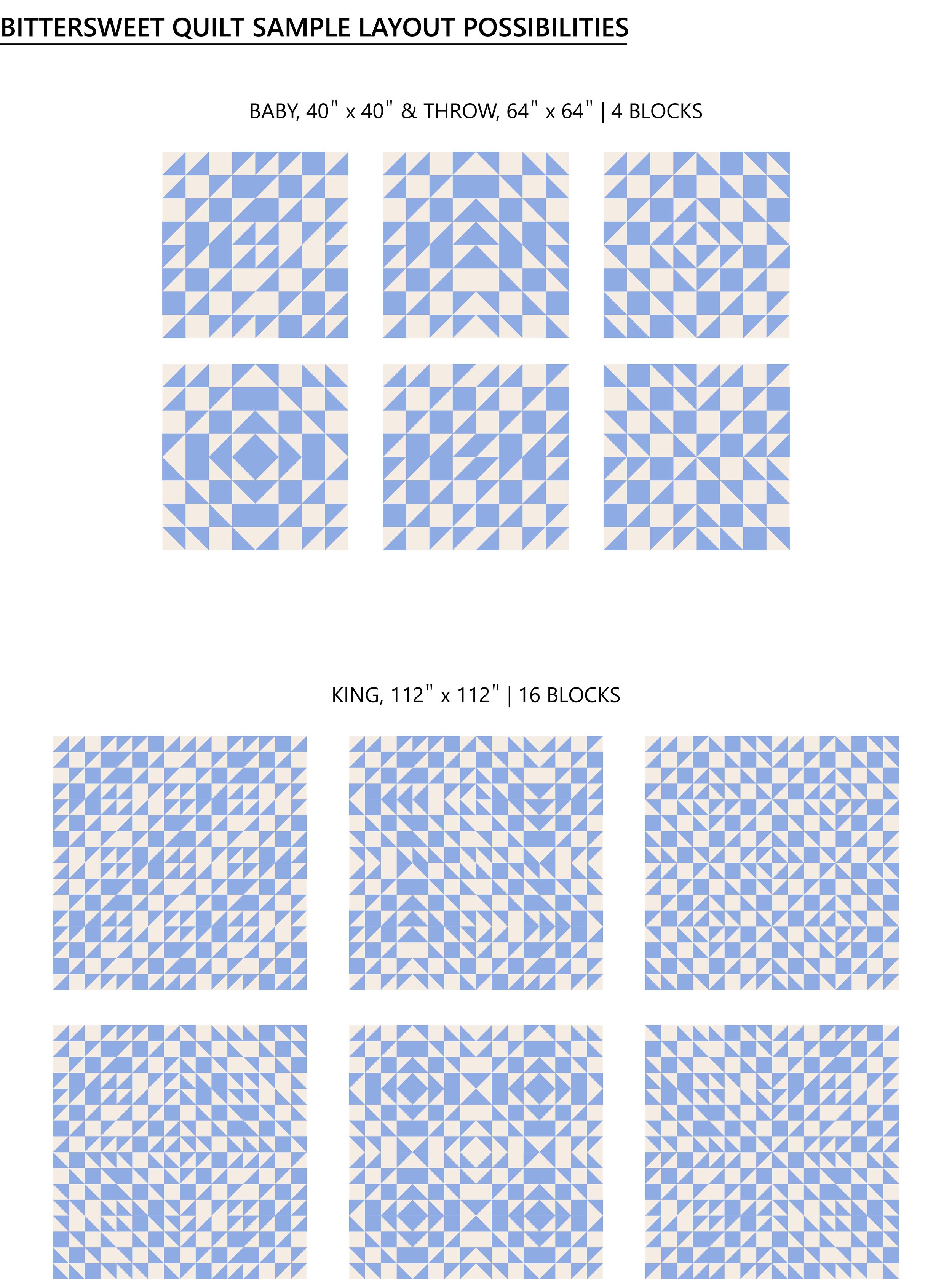 Bittersweet Quilt Pattern (Download) — Eudaimonia Studio