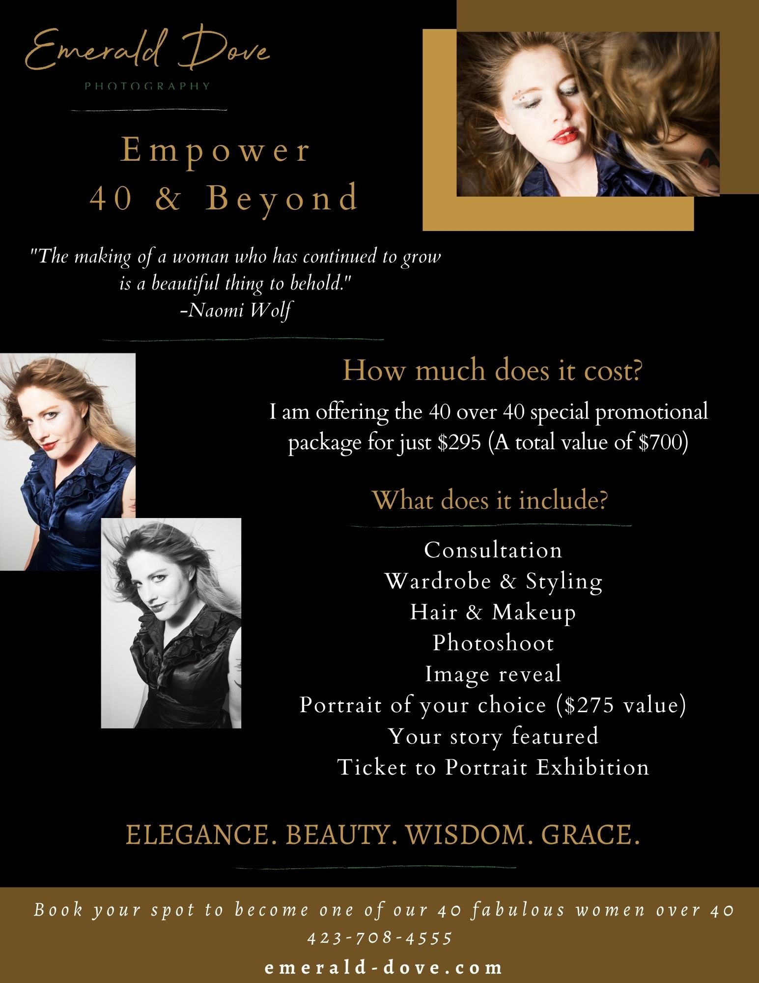 Empower 40 & Beyond Project — Emerald Dove Photography