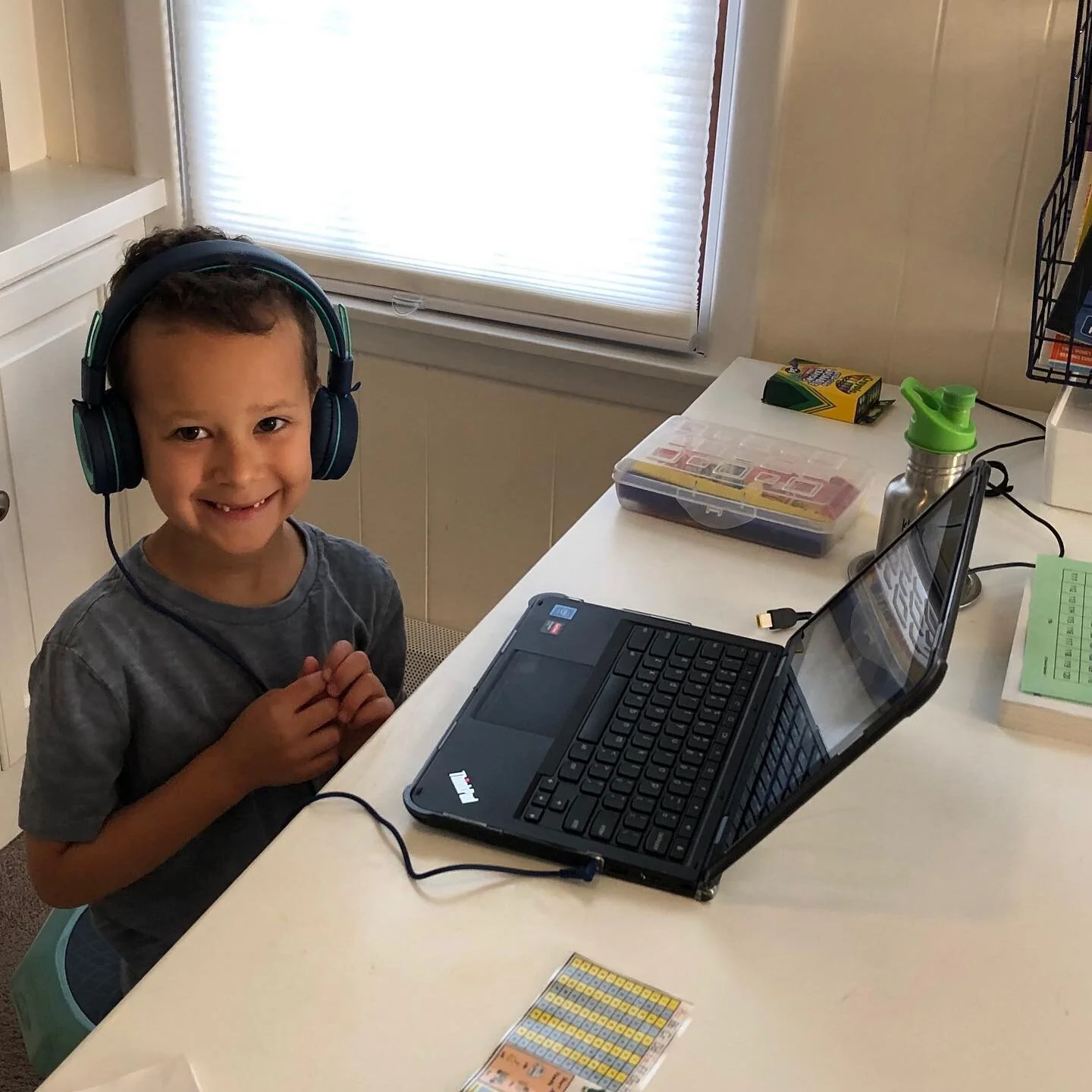 First day of virtual first grade! &ldquo;The more I do this, the better I get at it!&rdquo; The resiliency of children will never cease to amaze me. I spent the morning on edge; I was stressed and frustrated that he was asked to do things he didn&rsq