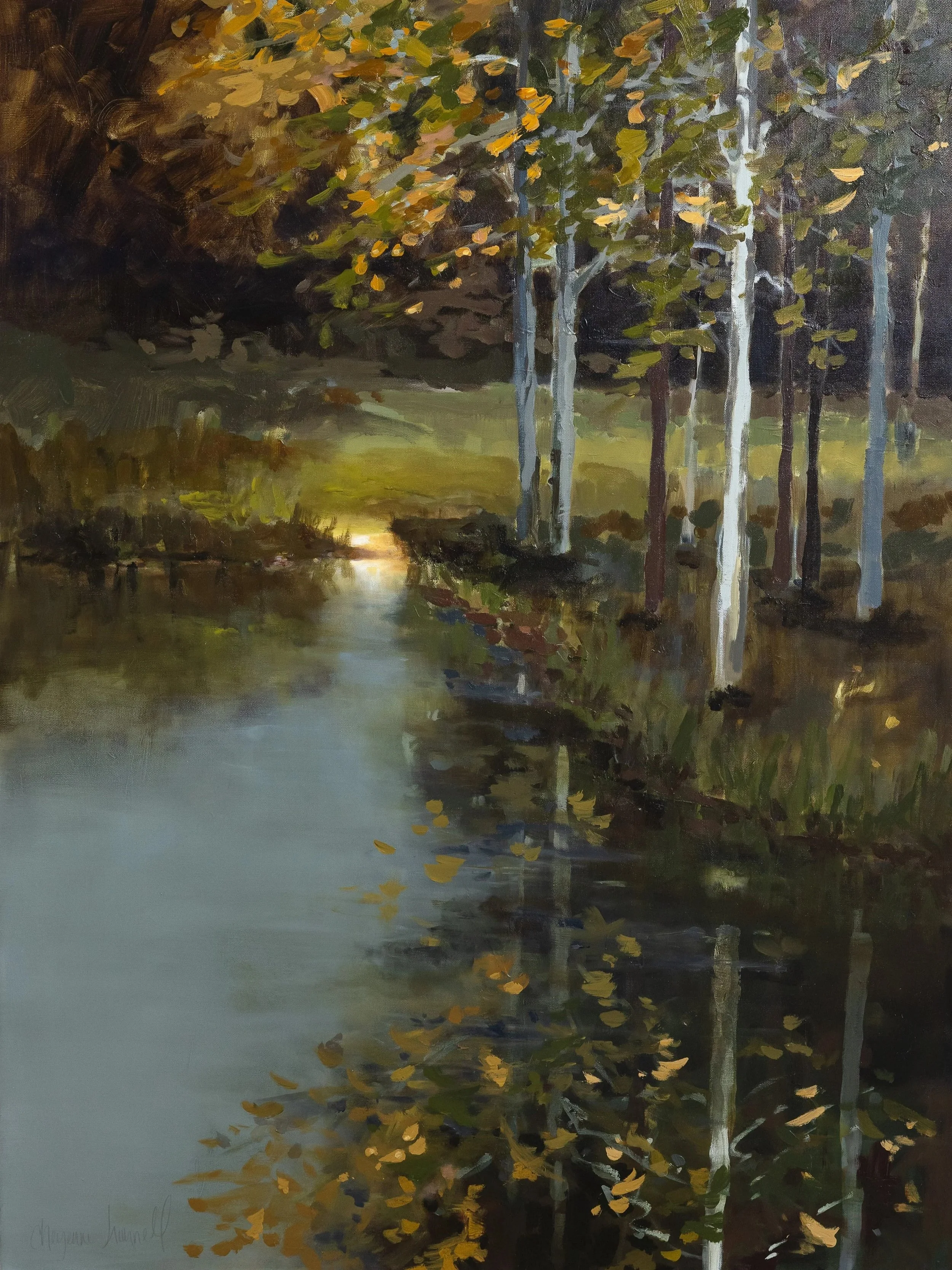 C Trunnell The Presence of Light 36x48 Acrylic on Canvas Framed .jpg