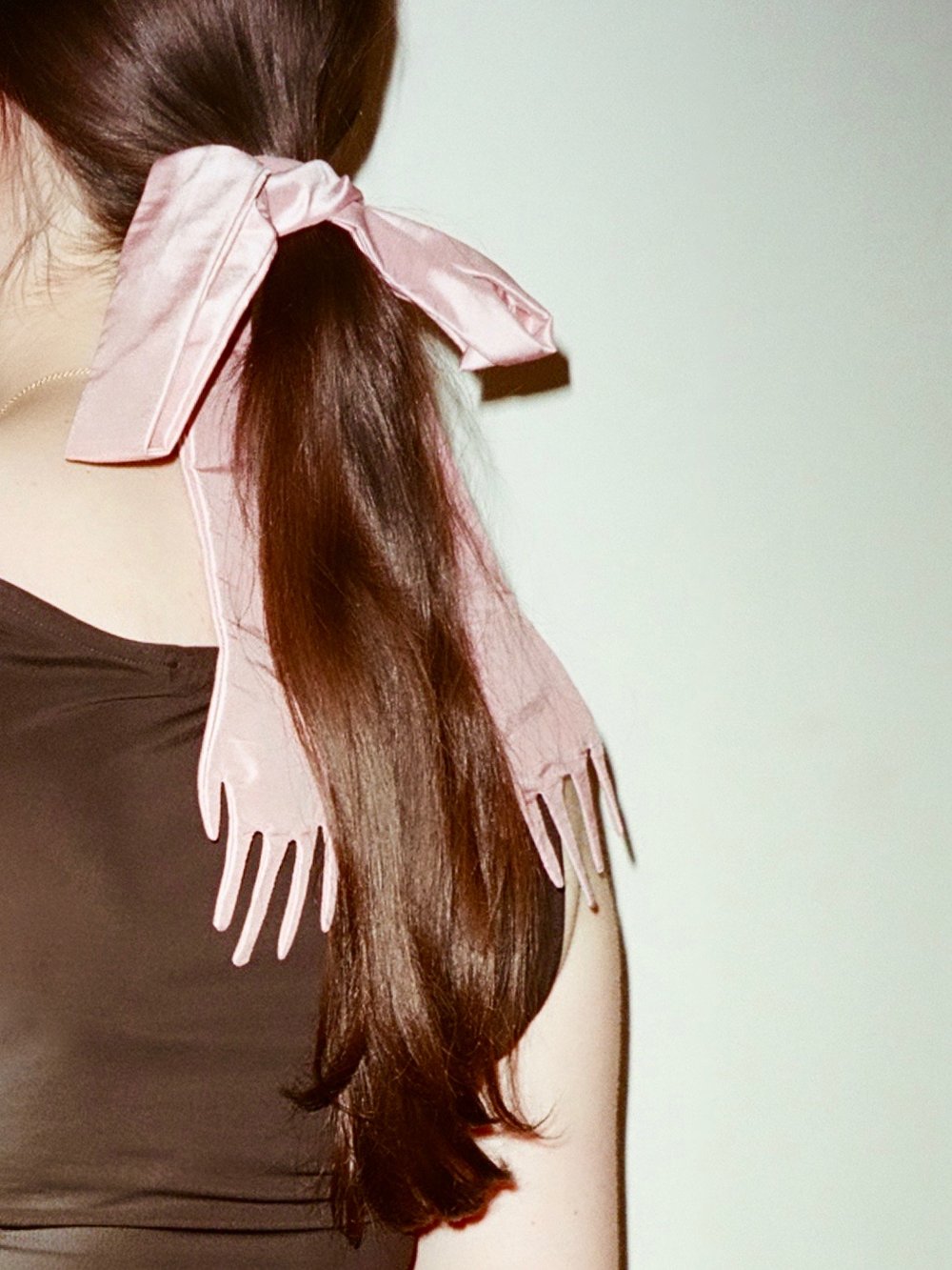 Pink Silk Hand Ribbon — HANNAH GLENN HANNAH GLENN
