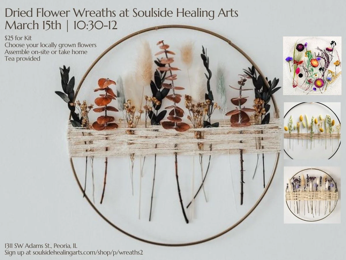 Love Flowers? Love Crafts? Reserve your kit today!

#flowers#crafts#spring#springcrafts#yoga#soulsidehealingarts#peoria