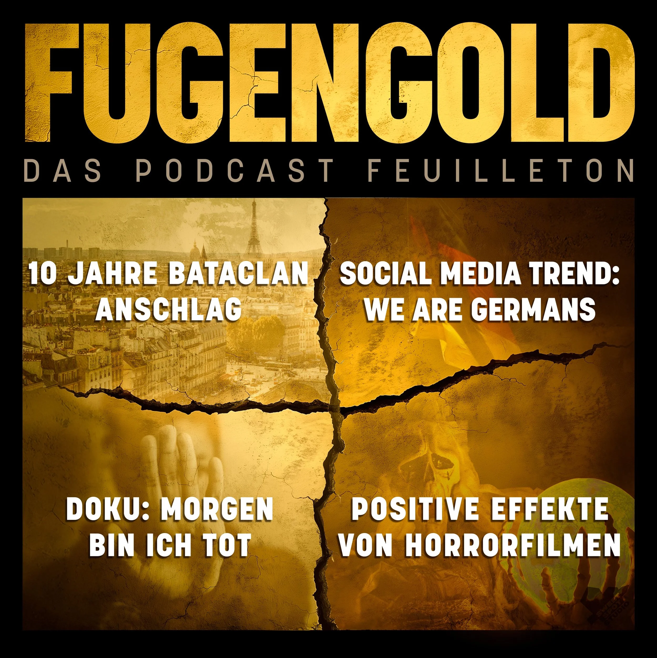 10 Jahre Anschlag im Bataclan, Doku: Morgen bin ich tot, Social Media Trend: We are Germans, Positive Effekte von Horrorfilmen.