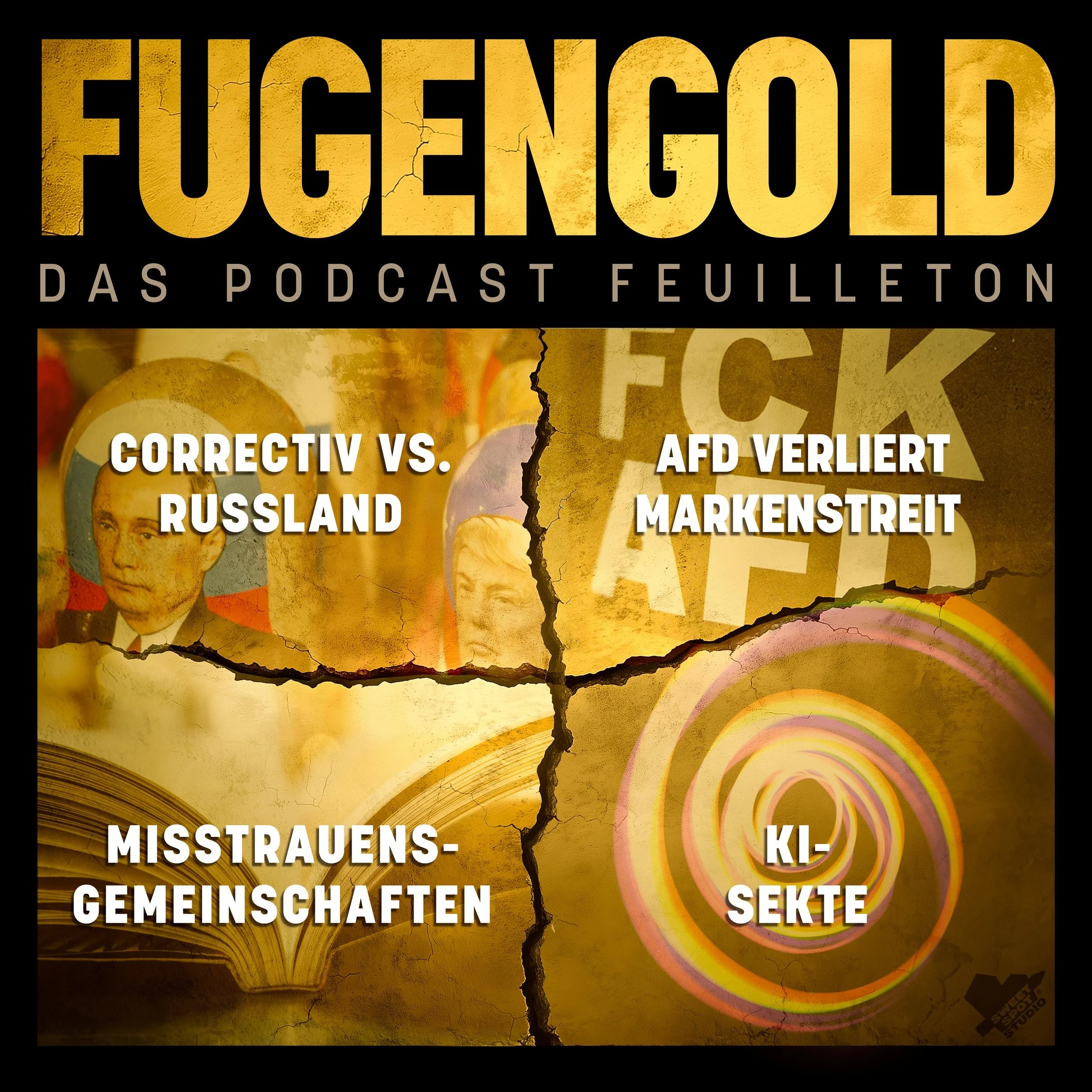 Correctiv VS. Russland, AfD verliert Markenrechtsstreit, Buch "Misstrauensgemeinschaften", KI Sekte.