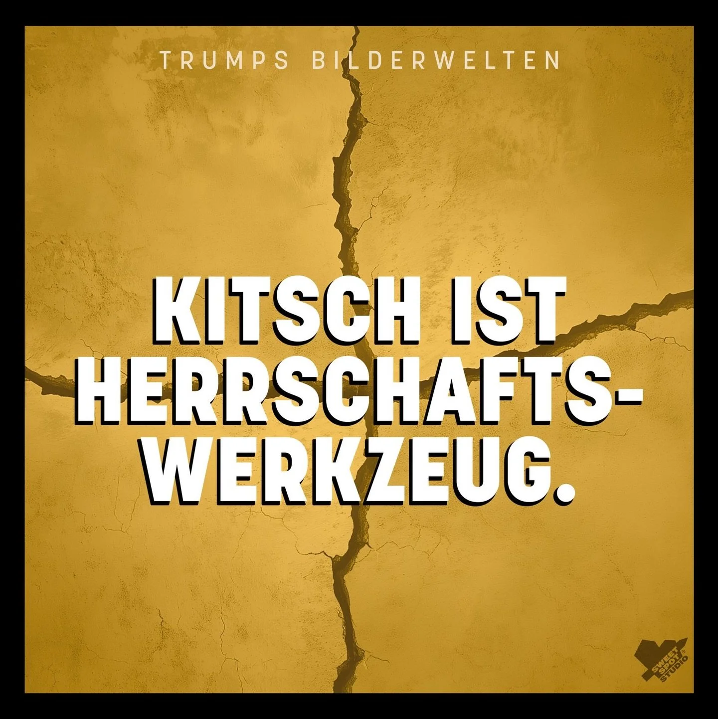 Zitat zu Trumps Bilderwelten, der Kunst und seinen Portraits im Wei&szlig;en Haus. #feuilleton #podcast