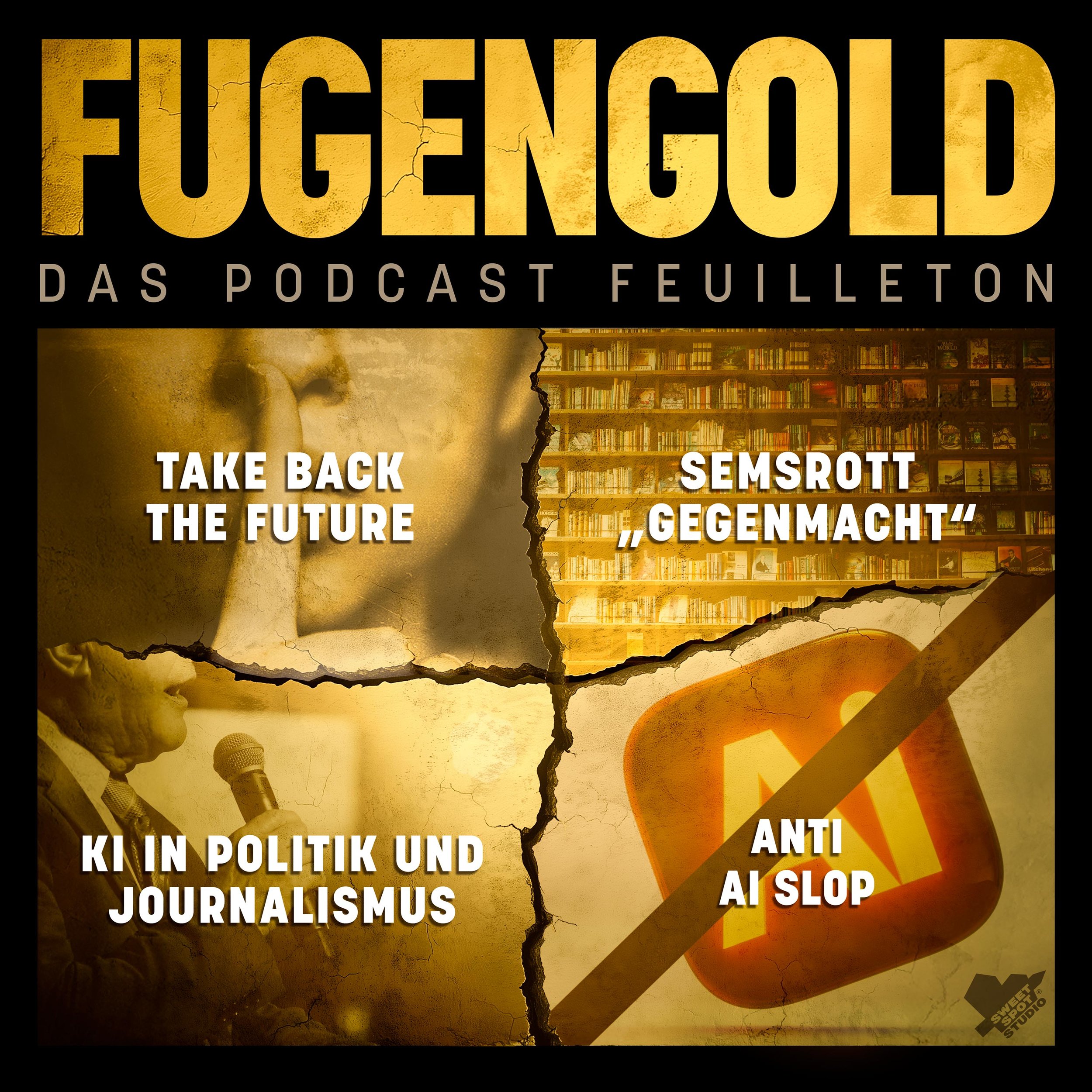 Take back the future, KI in Politik und Journalismus, "Gegenmacht" von Arne Semsrott, Anti-AI Slop