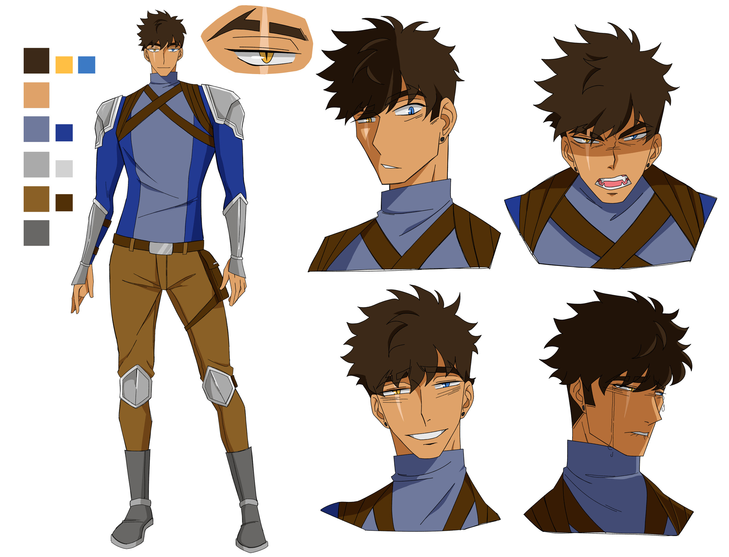 Caleb Pierce Character sheet