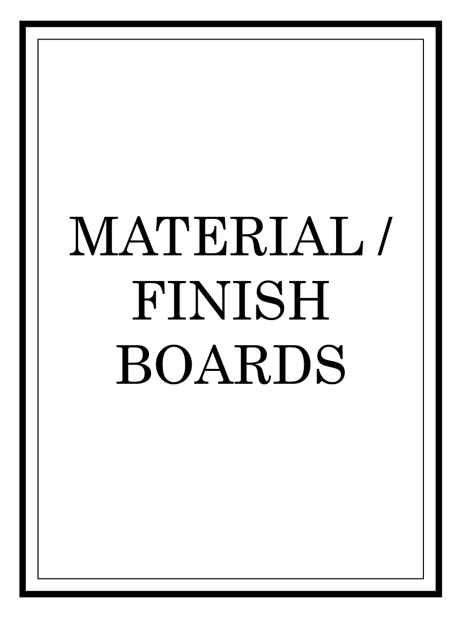 Material / Finish Board 