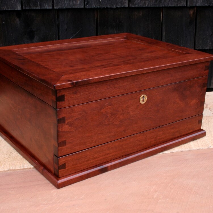 A Gift of Wood Wood Jewelry Boxes for Men in Cherry | Wisconsin Made