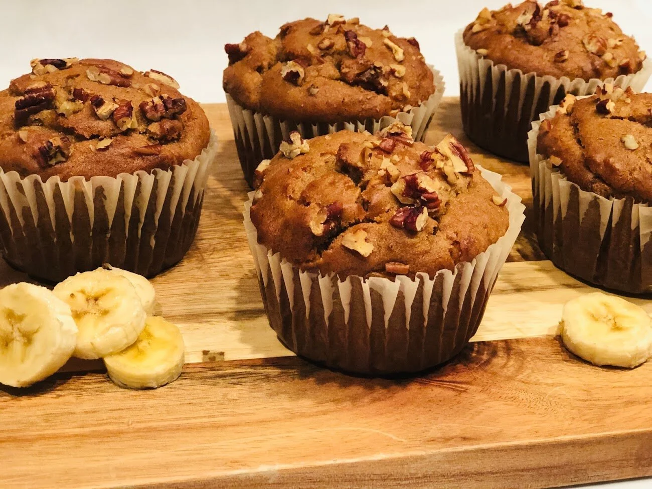 Peanut Butter Banana Nut Jumbo Muffins — Little Pastry Chef