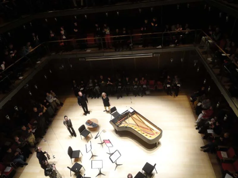 Bows after Pierrot at Calderwood Hall, Boston, MA. Photo Kyung-Ah Kim.