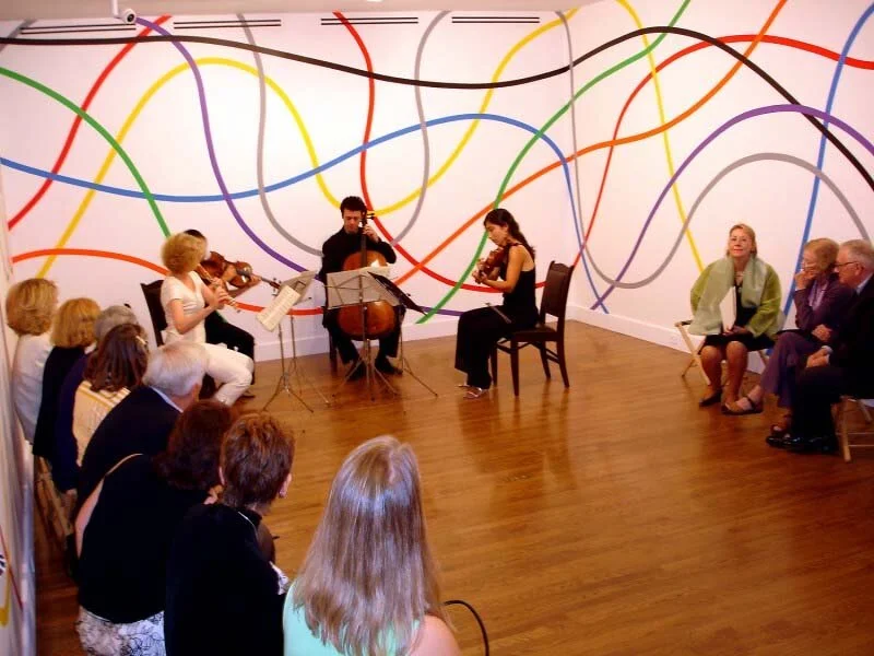 "Variations on a Theme" with Sol LeWitt and Pieranna Cavalchini. Gardner Museum, Boston.