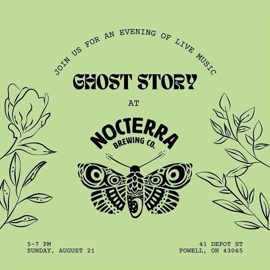 We&rsquo;ll be playing tomorrow from 5-7 PM at @nocterrabrewing in Powell! Seriously the cutest beer garden in Columbus 🍻