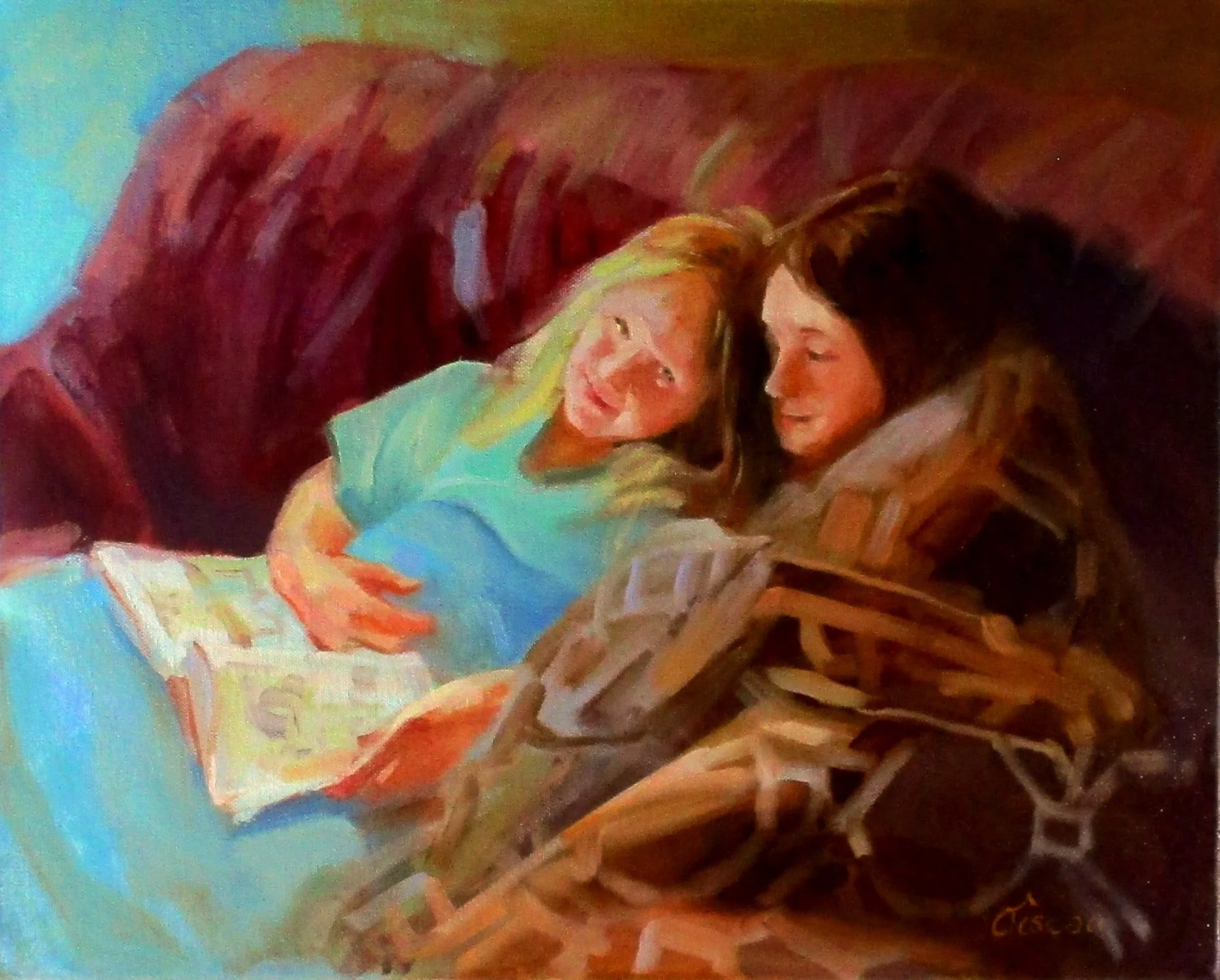 2026_On the Couch (with Calvin and Hobbes)16x20.JPG