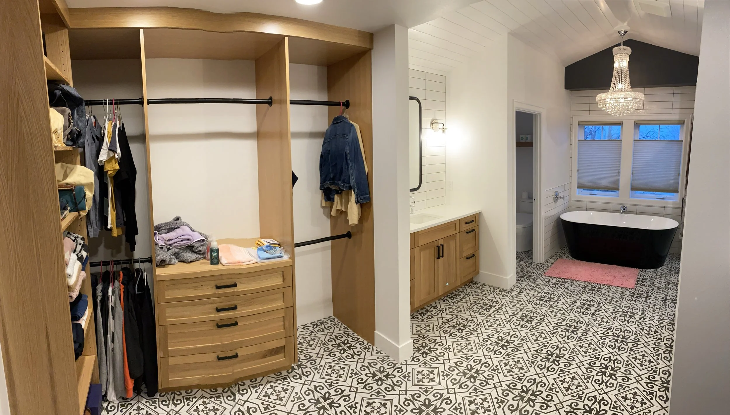 Wilhelm bathroom and closet