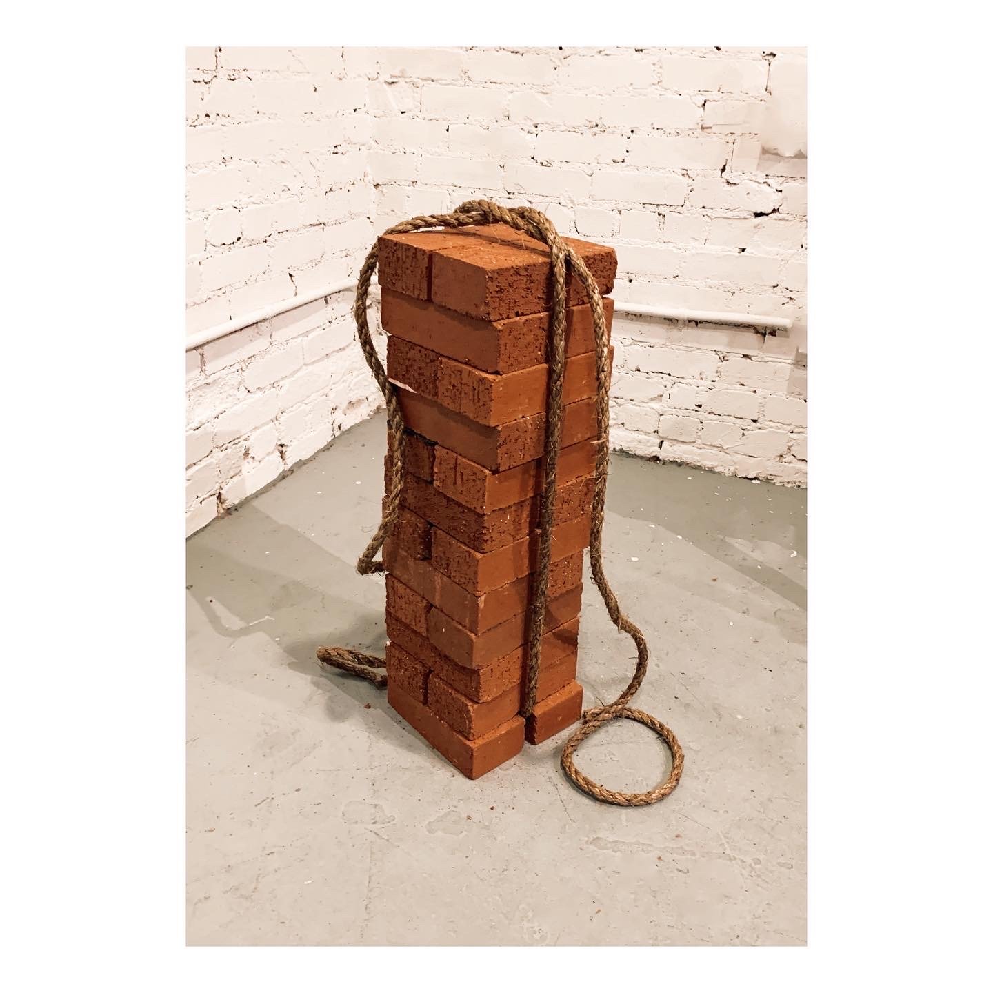 Stack of Bricks Tied with Rope Noe Pina 2021 front view (1).JPG