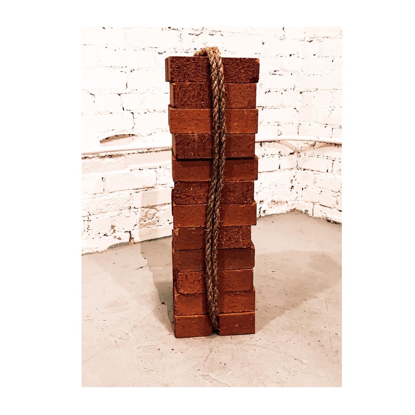 Stack of Bricks Tied with Rope Noe Pina 2021 front view (2).JPG