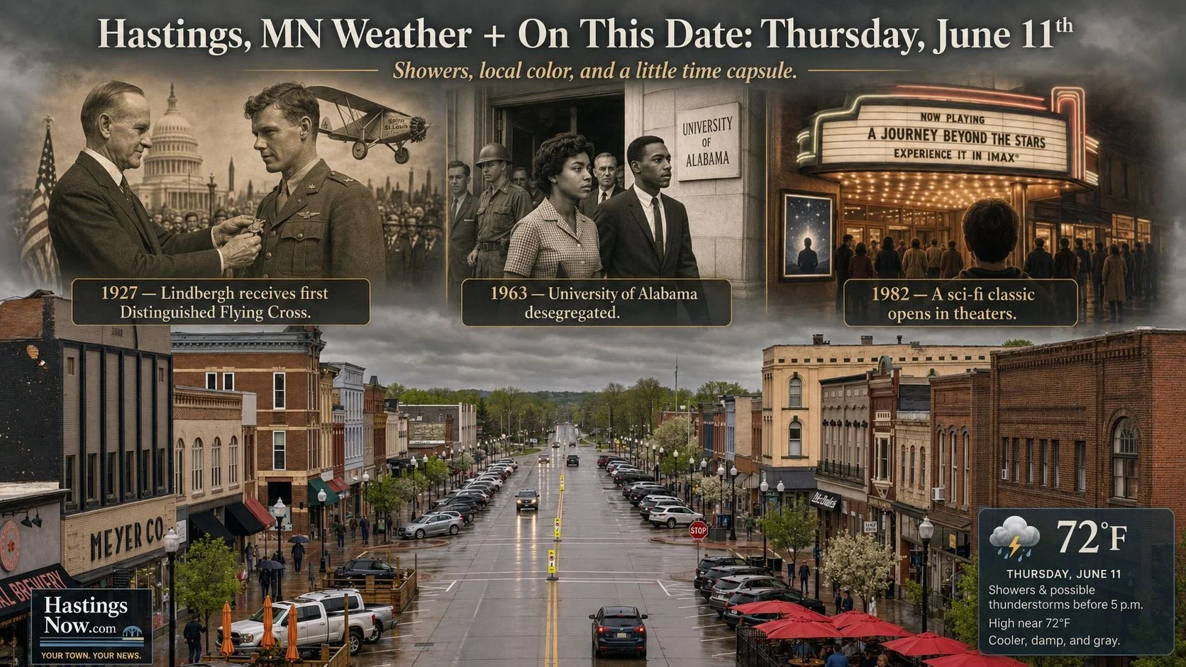 Hastings, MN Weather + On This Date: Thursday, June 11th
