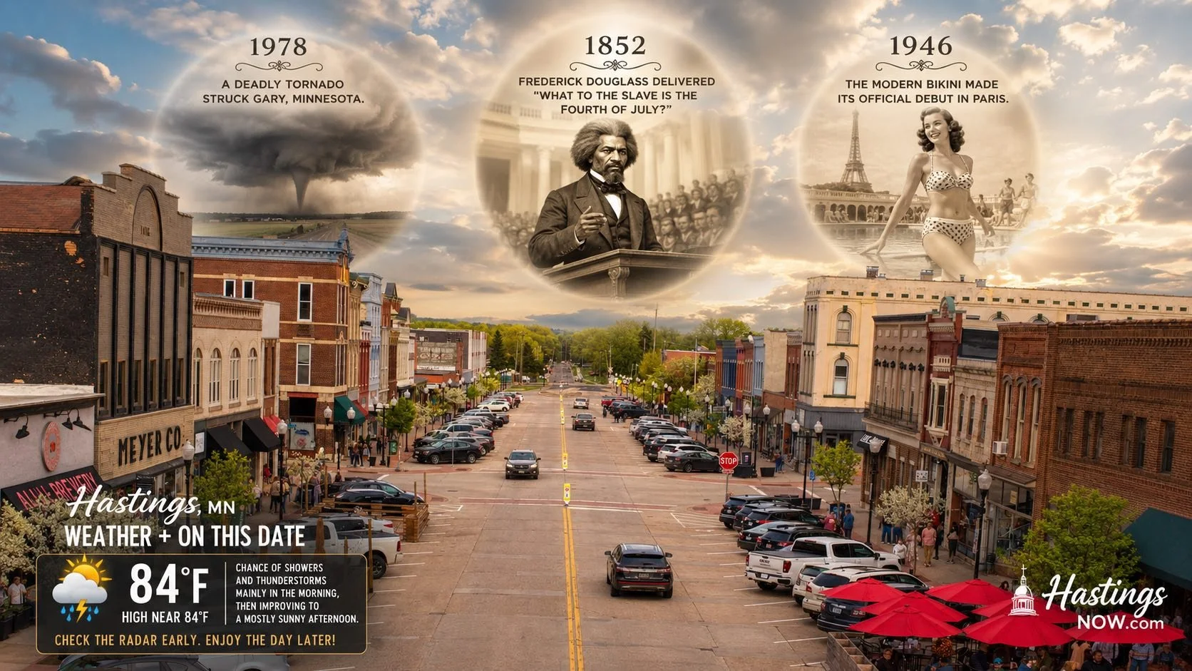 Hastings, MN Weather + On This Date: Sunday, July 5th