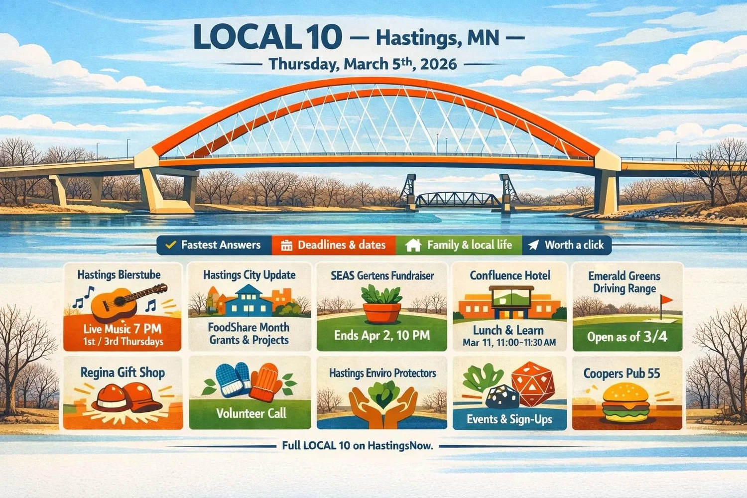 LOCAL 10 — Hastings, MN — Thursday, March 5th, 2026 episode artwork