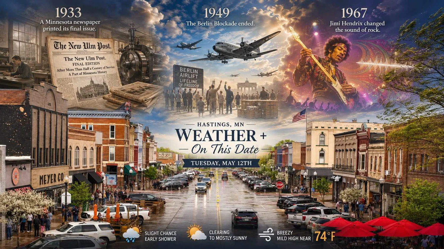 Hastings, MN Weather + On This Date: Tuesday, May 12th episode artwork