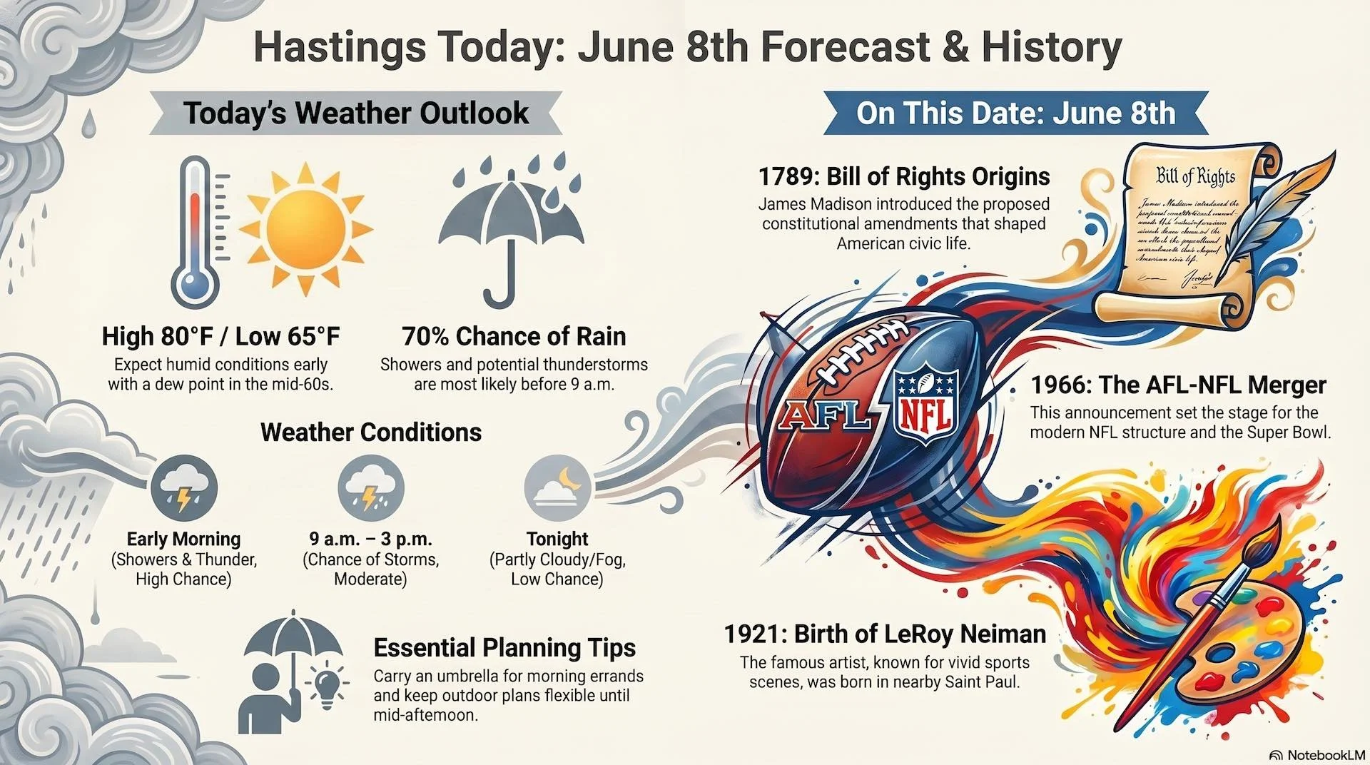 Hastings, MN Weather + On This Date: Monday, June 8th