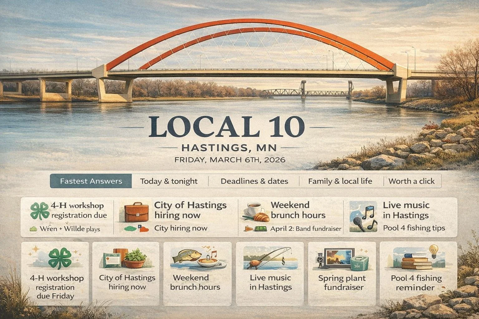 LOCAL 10 — Hastings, MN — Friday, March 6th, 2026
