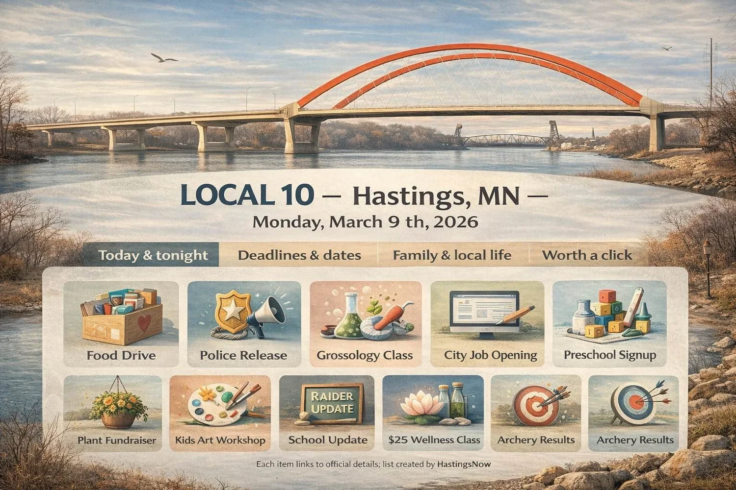 LOCAL 10 — Hastings, MN — Monday, March 9th, 2026 episode artwork