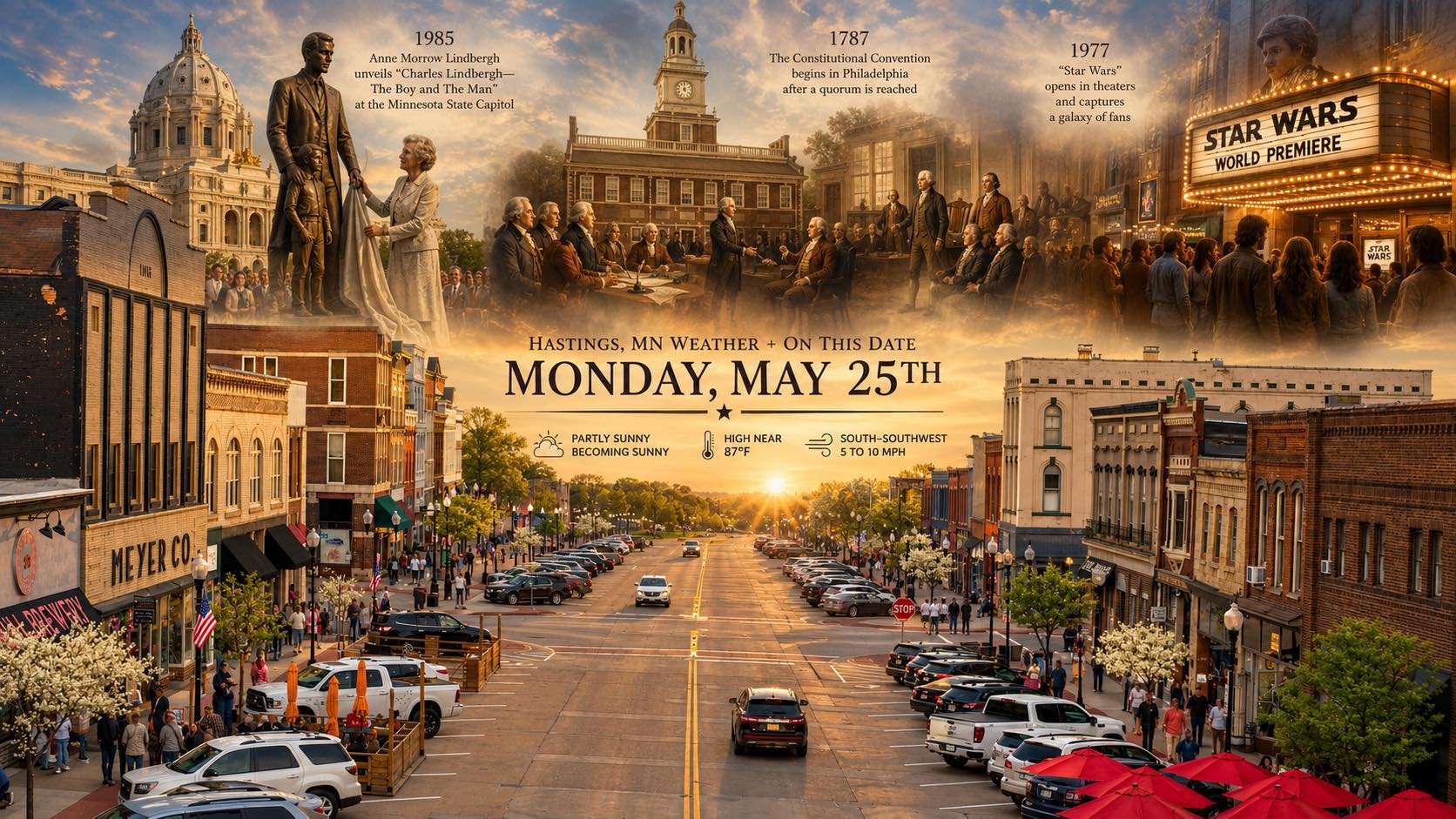 Hastings, MN Weather + On This Date: Monday, May 25th