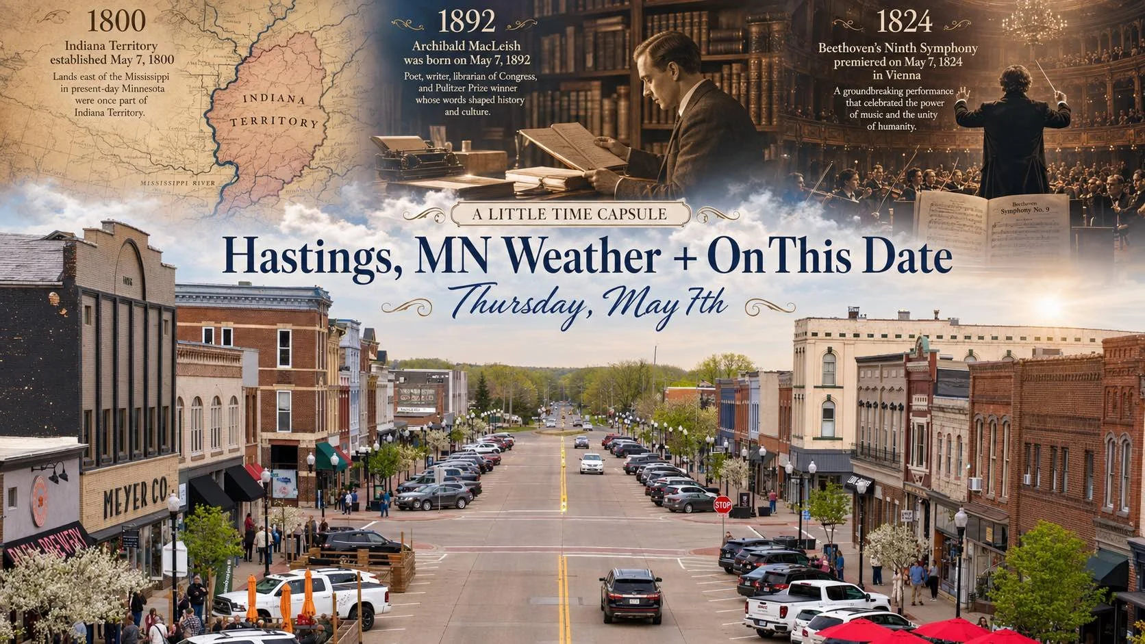 Hastings, MN Weather + On This Date: Thursday, May 7th