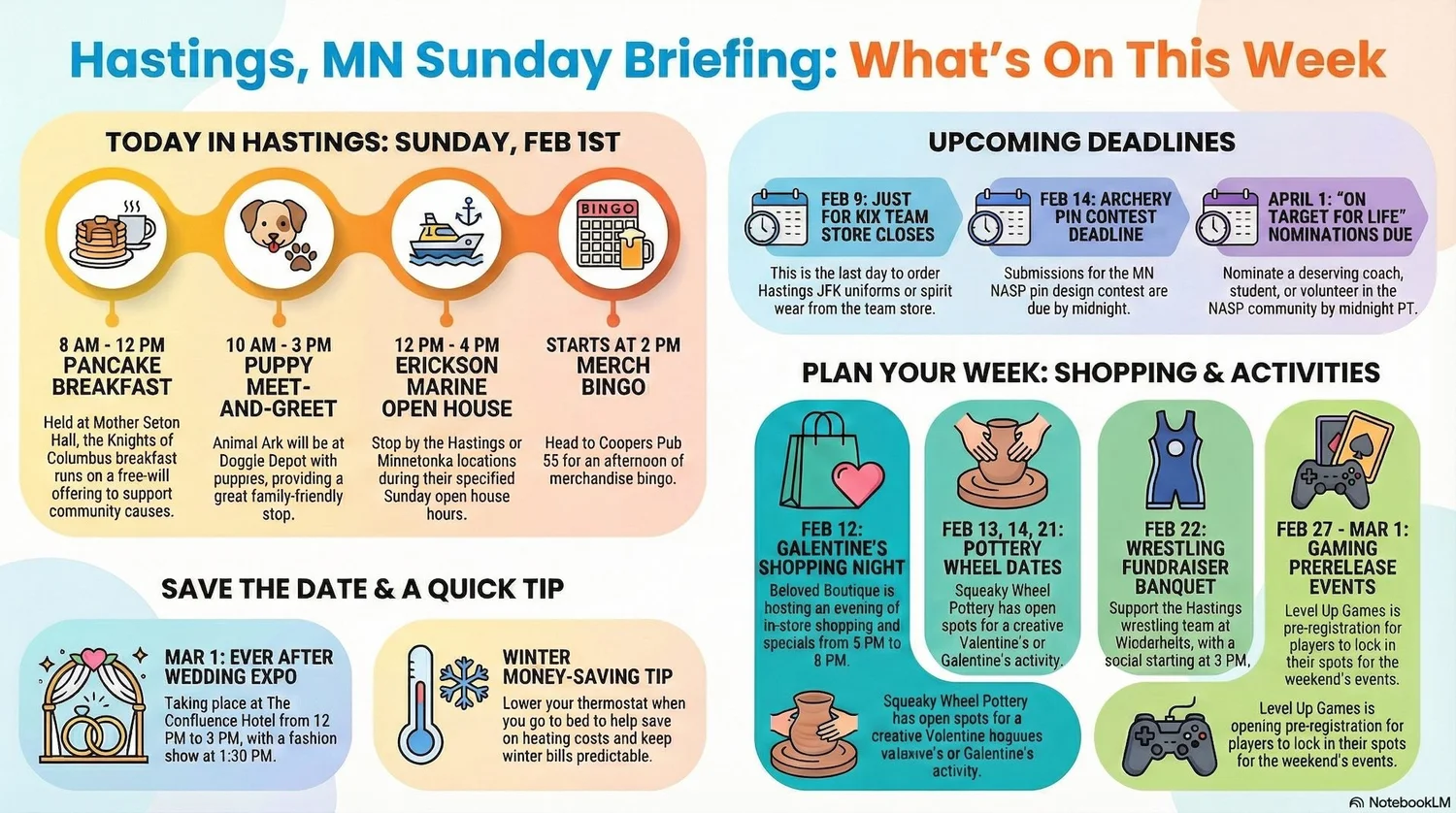 Hastings Sunday Briefing (Feb 1): Shopping, Sports, Tools, and the Latest episode artwork