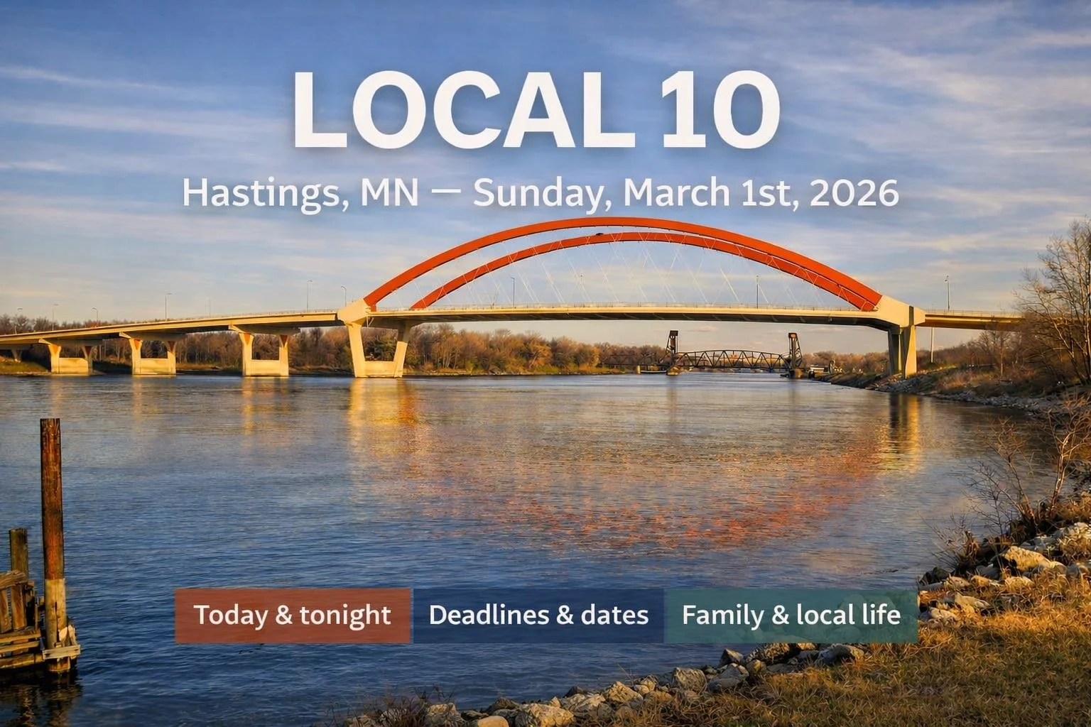 LOCAL 10 — Hastings, MN — Sunday, March 1st, 2026