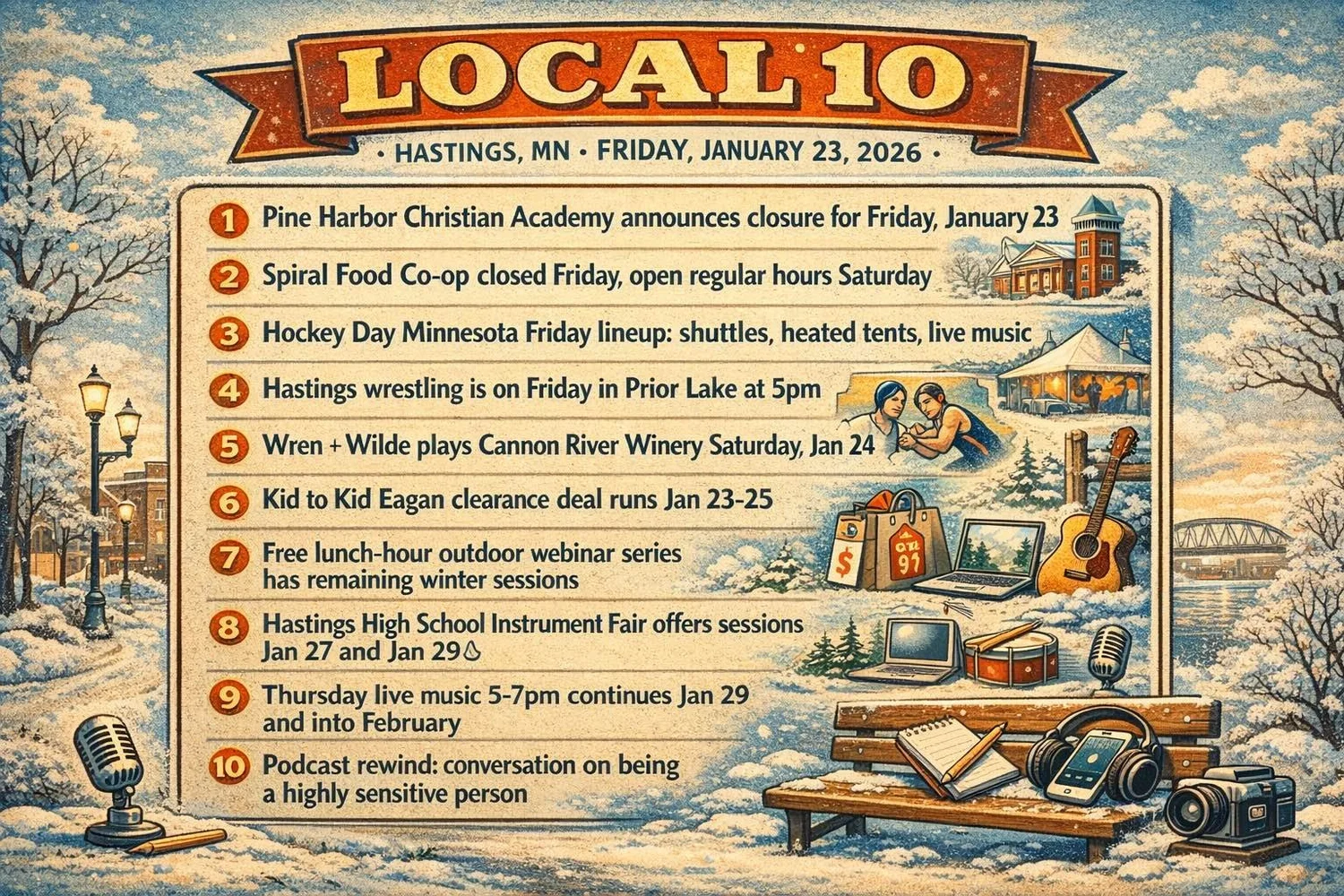 Hastings Friday Briefing (Jan 23): Music, Natives, Neighbors, and the Latest episode artwork