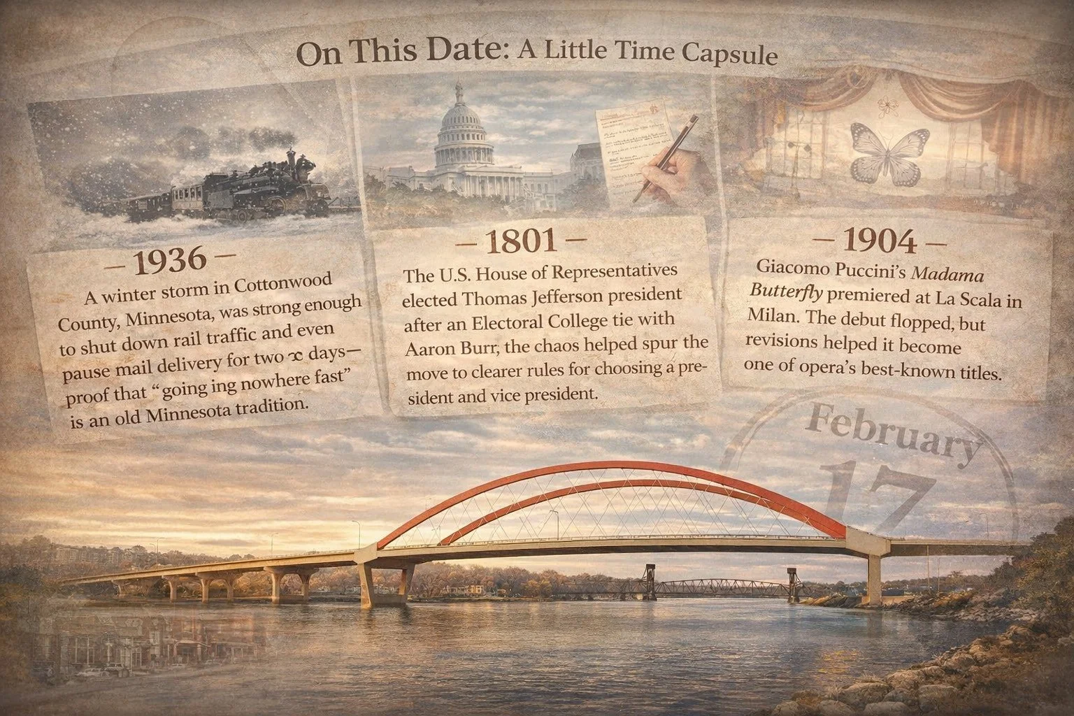 Hastings, MN Weather + On This Date: Tuesday, February 17