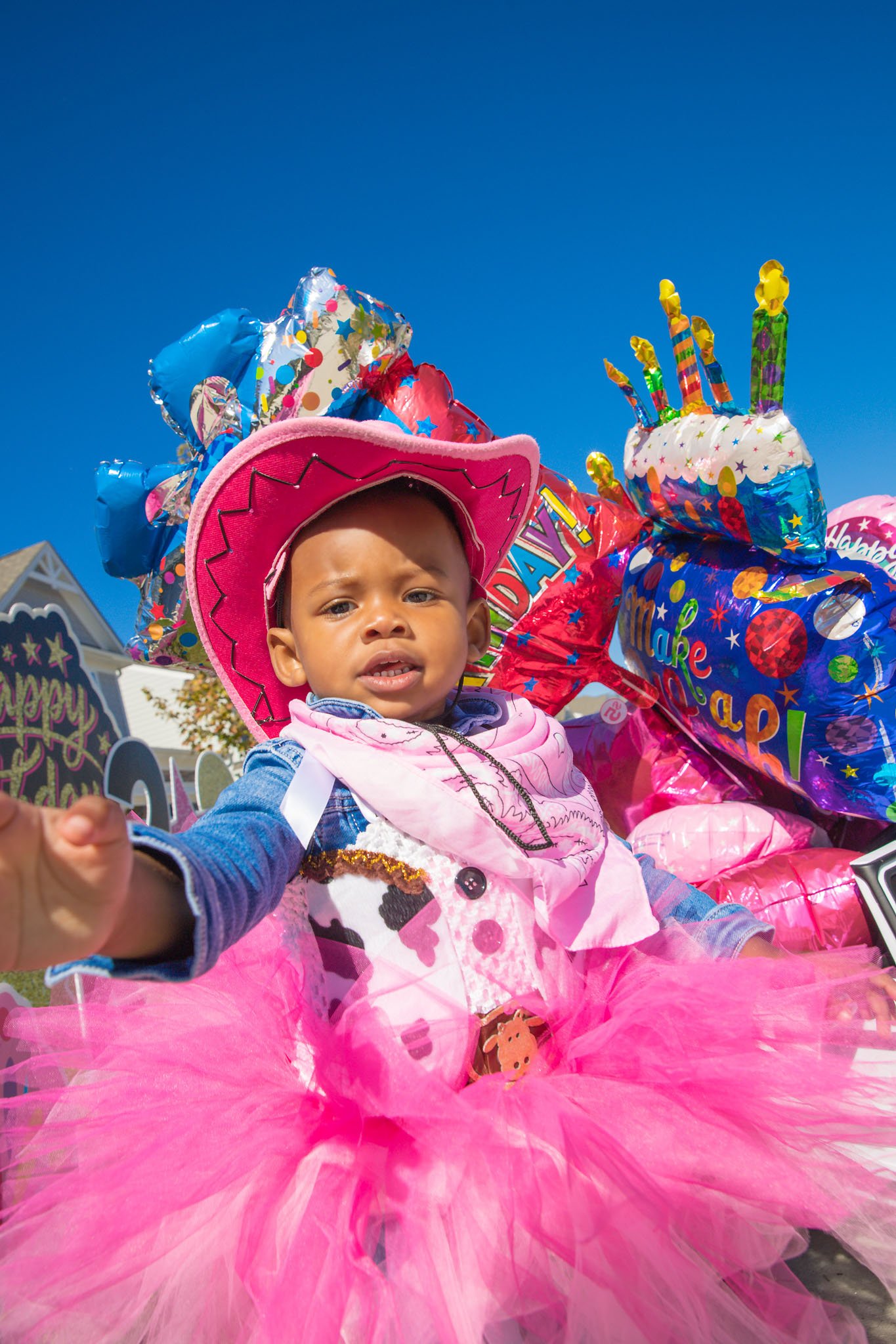 Birthday Cowgirl Picture with Amari Jones