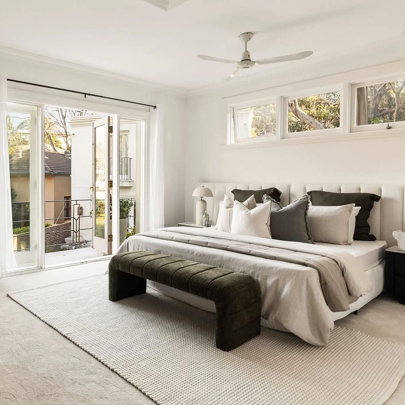 The right styling transforms a space and your sale. This master bedroom was elevated to feel luxurious, inviting, and unforgettable!! @makermadestudios 
.
.
.
.
.
#propertystyling #homestaging #interiordecor #realestate #sydneypropertymarket